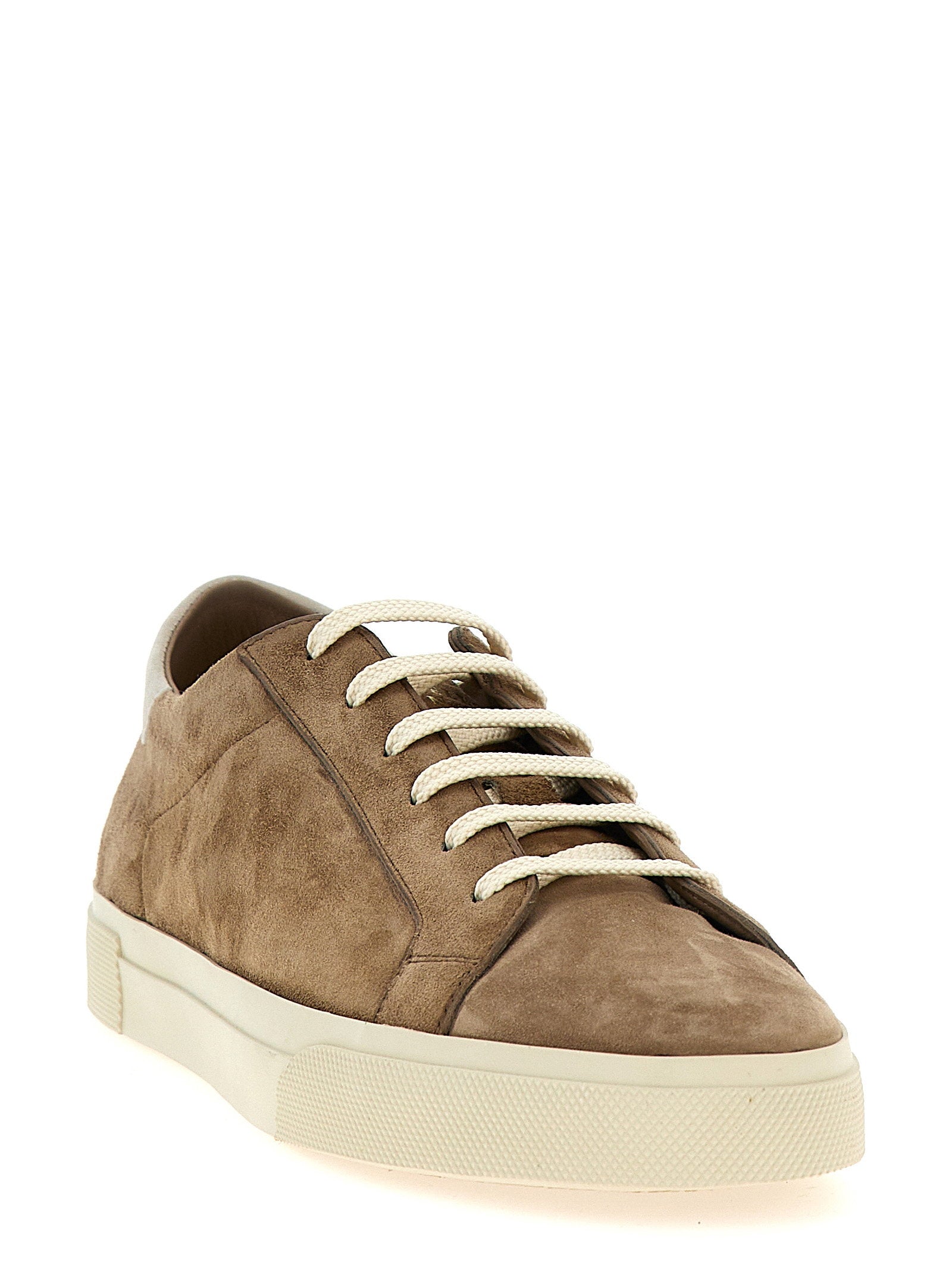Brunello Cucinelli Men's Suede Sneakers