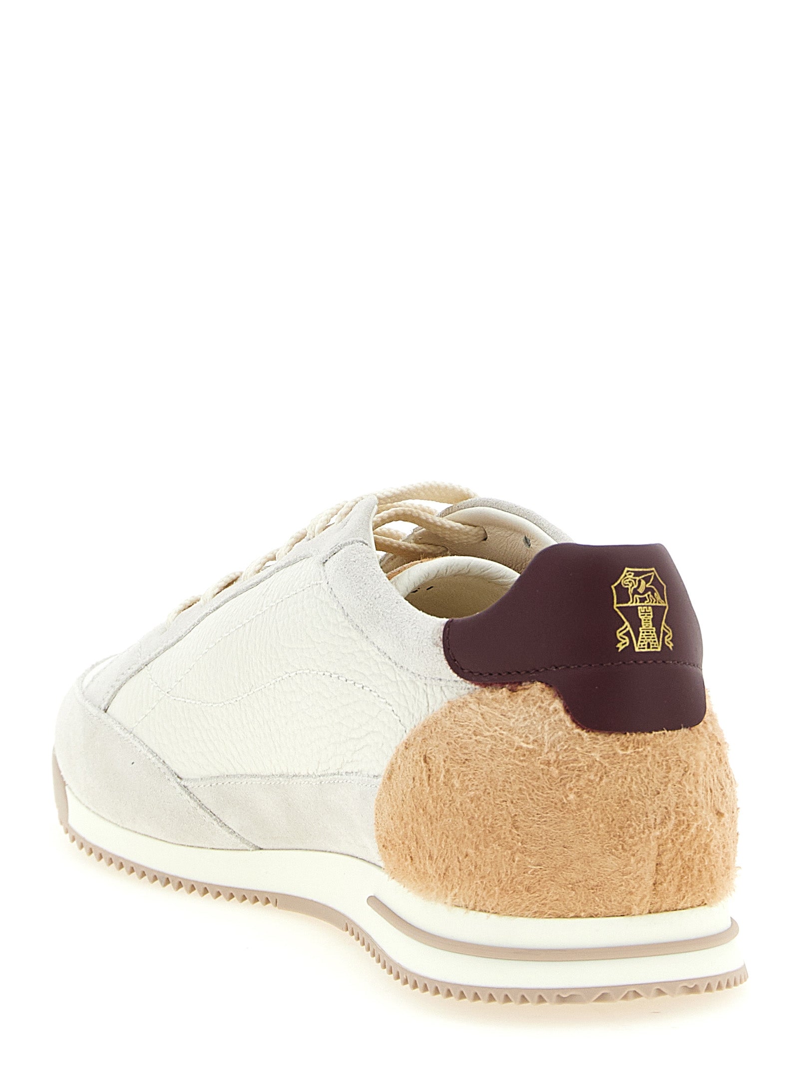 Brunello Cucinelli Men's Deer And Suede Sneakers