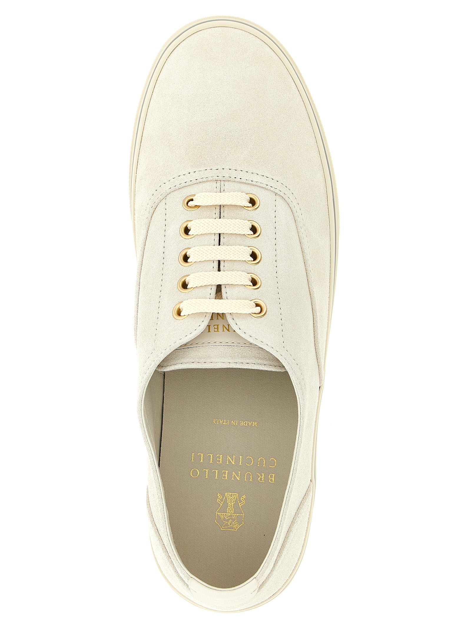 Brunello Cucinelli Men's Suede Sneakers