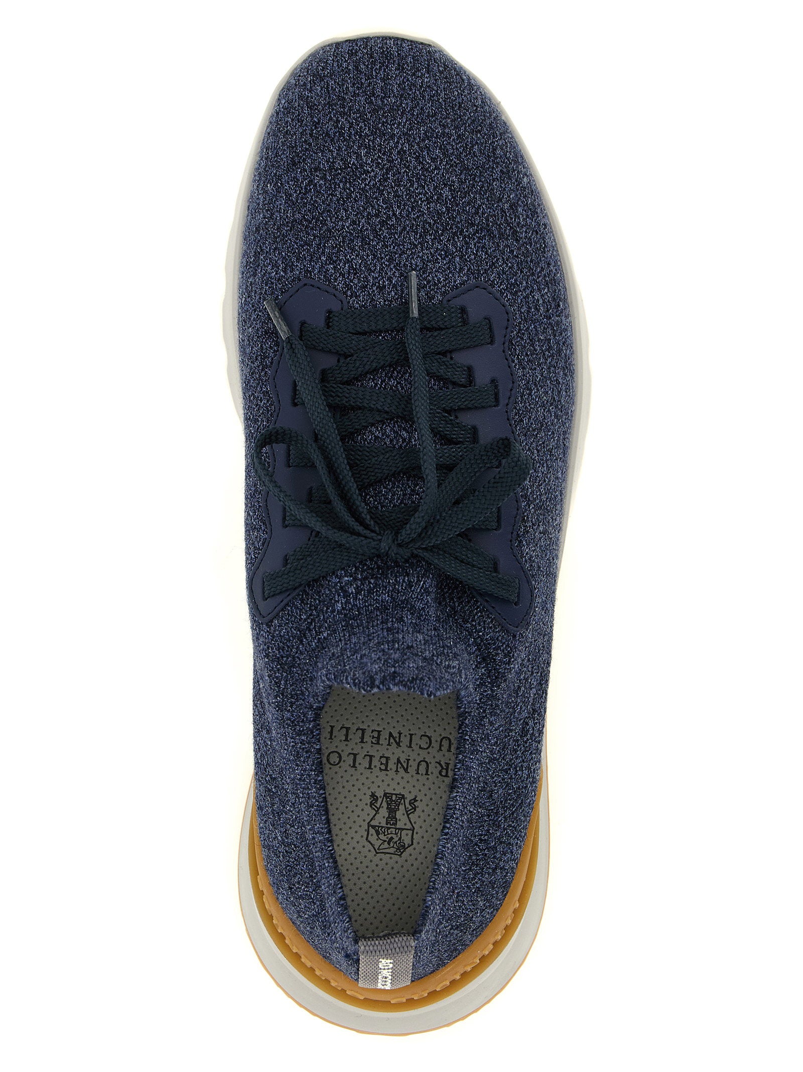 Brunello Cucinelli Men's Jacquard Knit Sneakers