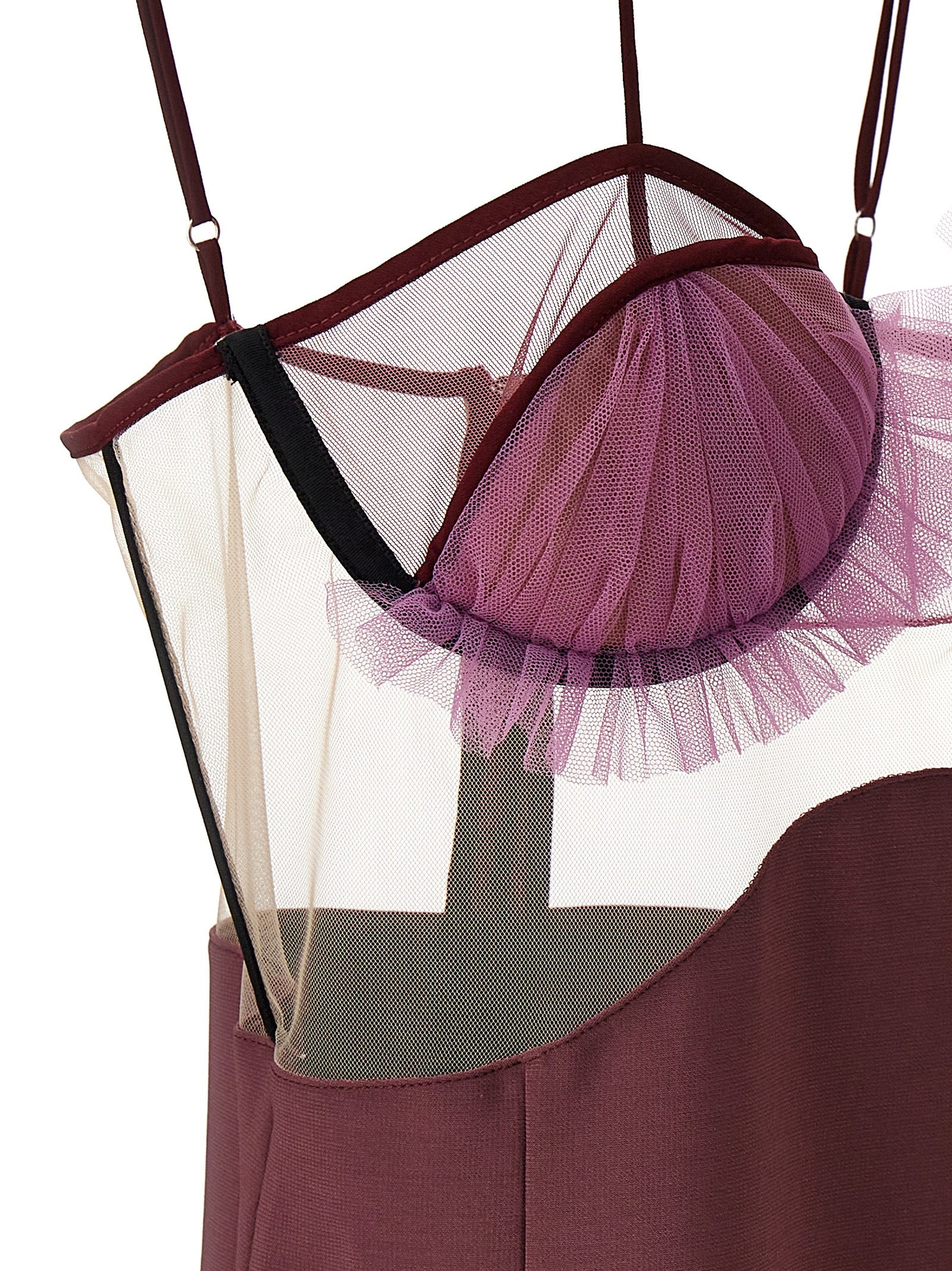Nensi Dojaka Women's Explosive Flower Bra Dress