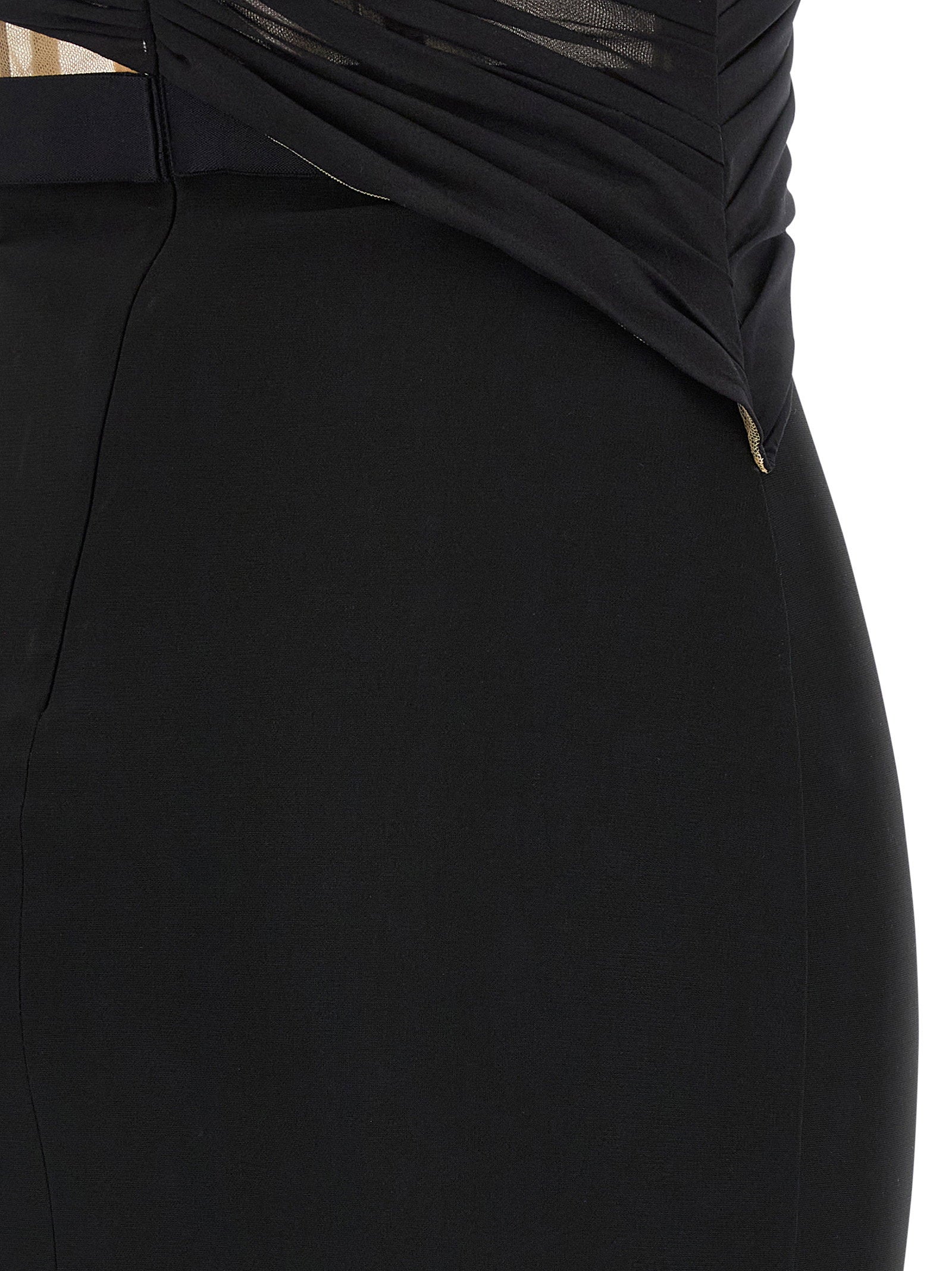 Nensi Dojaka Women's Corsetted Draped Maxi Dress