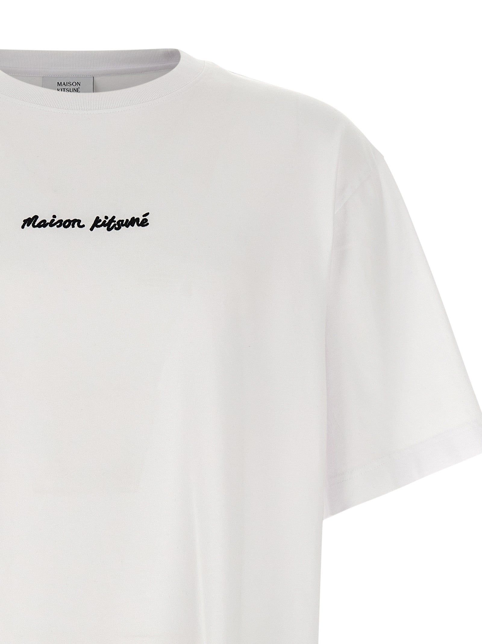 Maison Kitsuné Men's Logo Embroidery T-Shirt