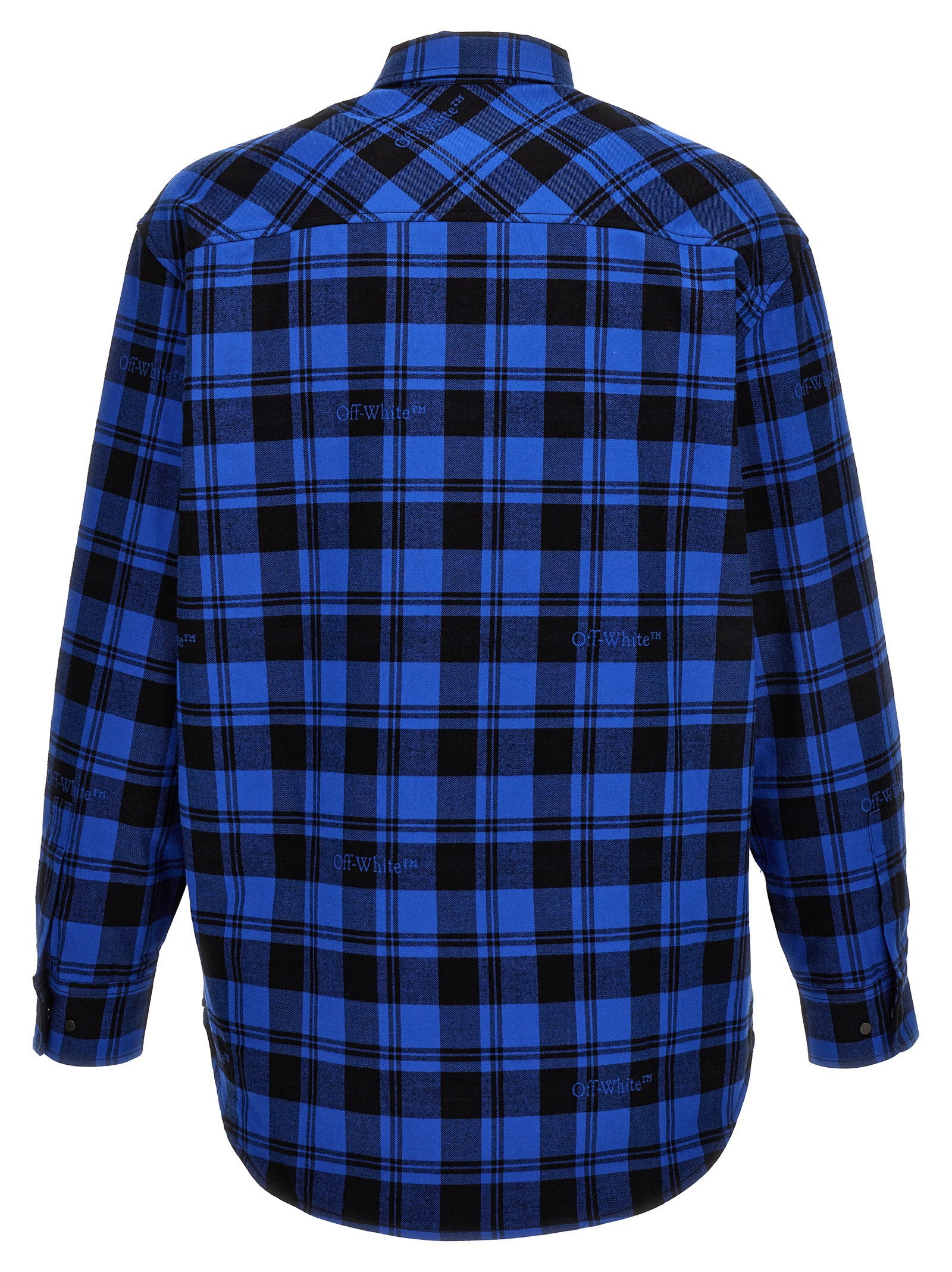 Off White Men's Check Flannel Overshirt