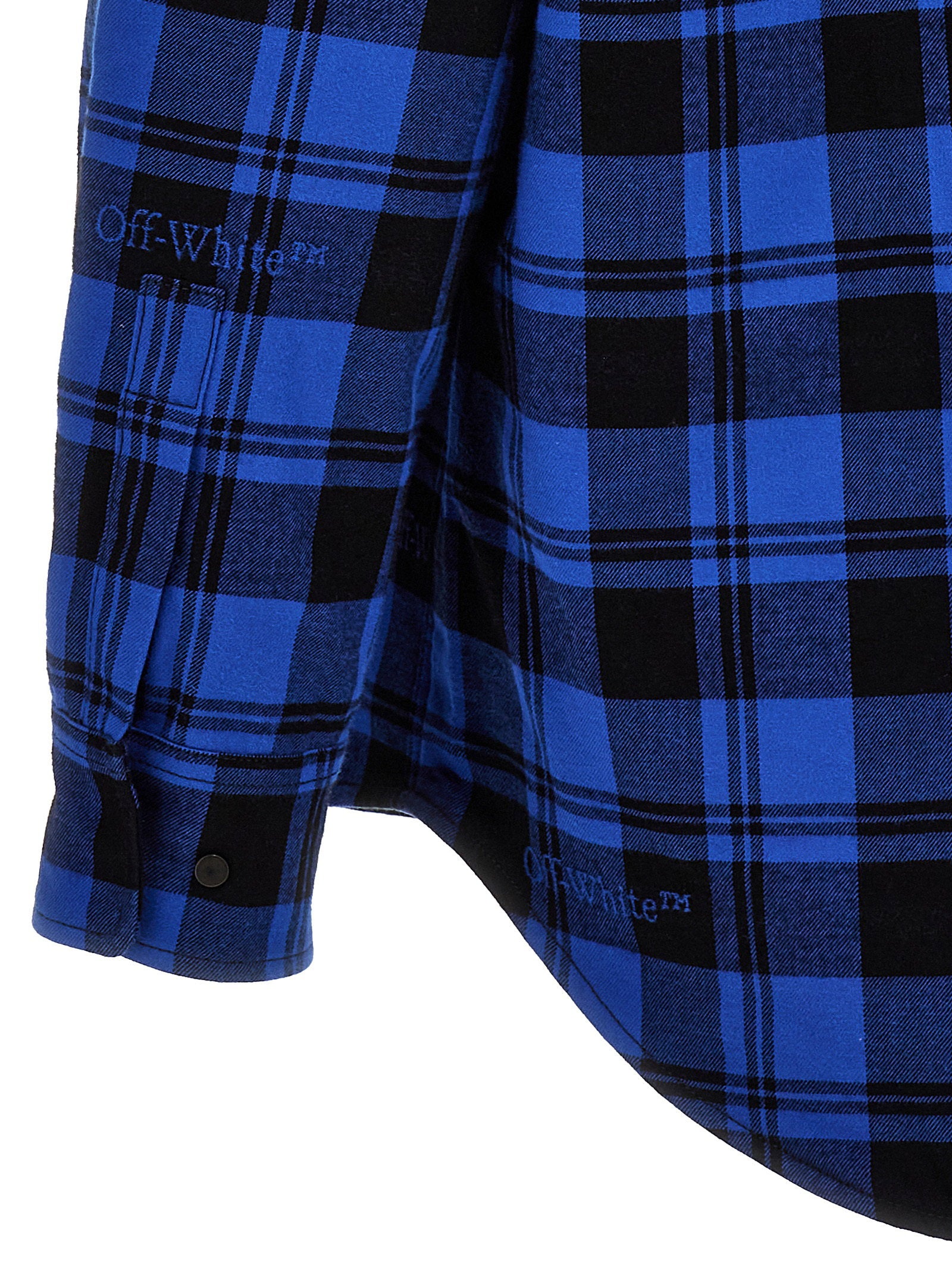 Off White Men's Check Flannel Overshirt