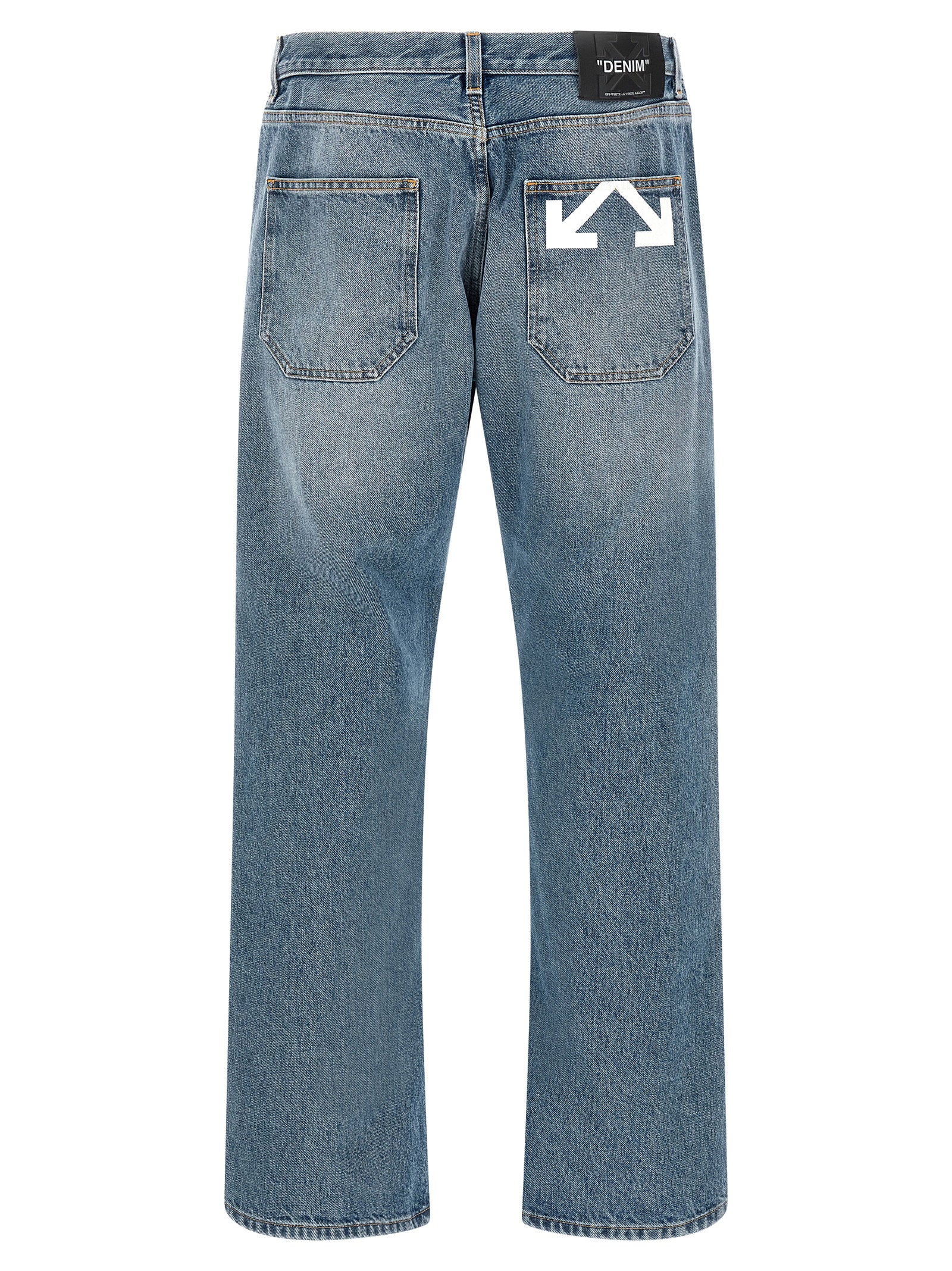 Off White Men's Half Arrow Jeans