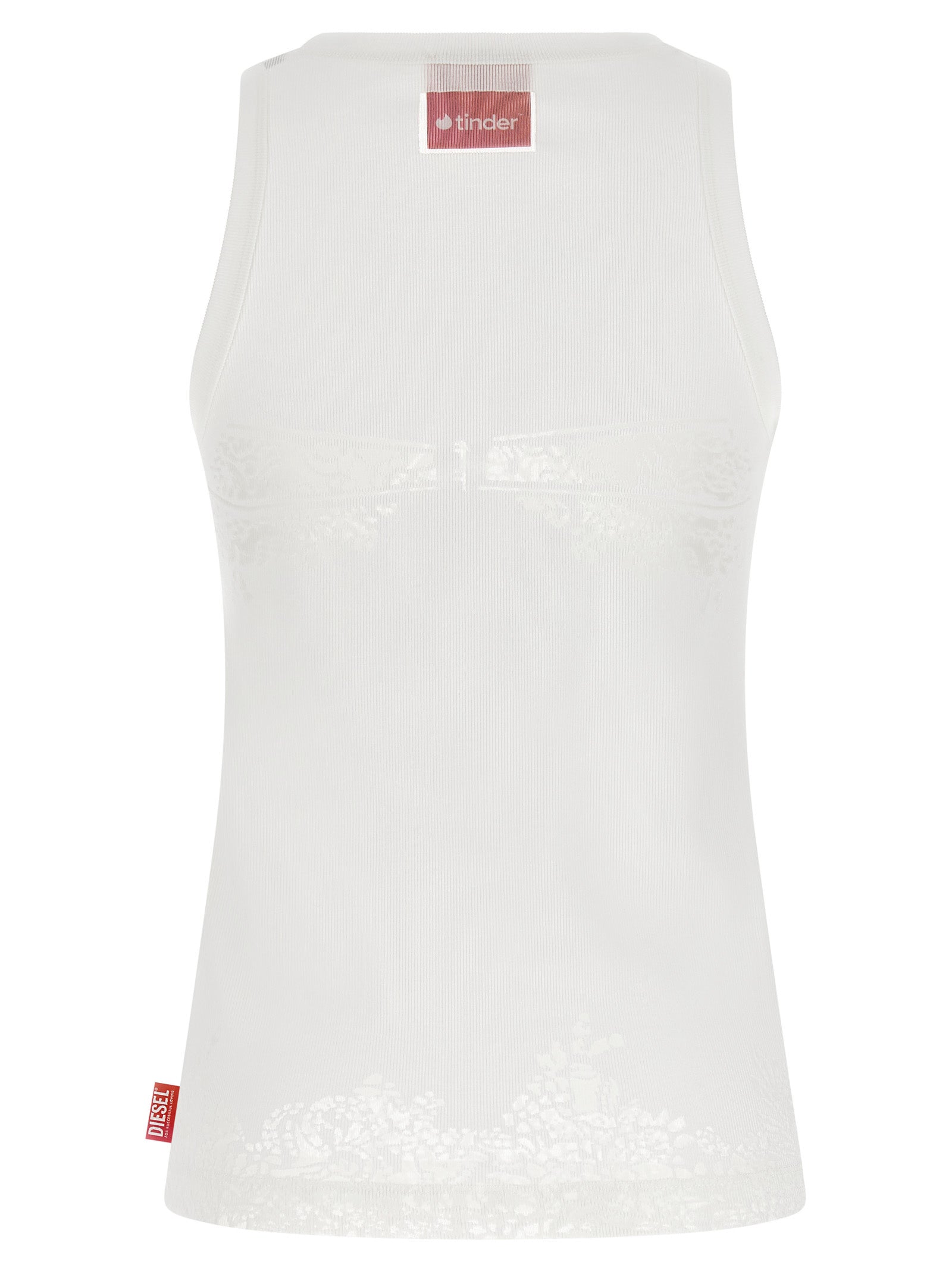Diesel Women's X Tinder Pr-T-Anki-Lace-R Tank Top