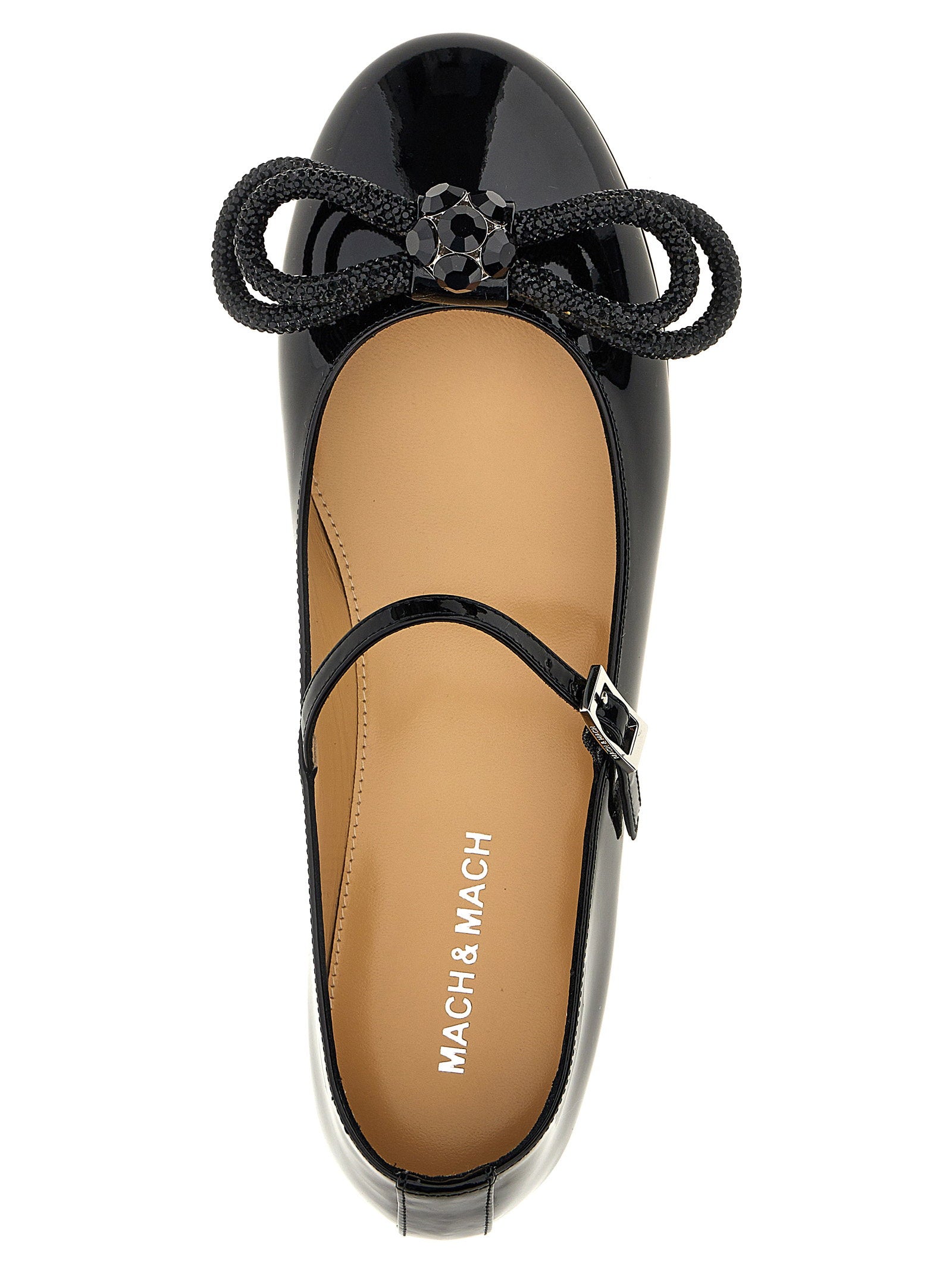 Mach & Mach Women's Double Bow Ballet Flats