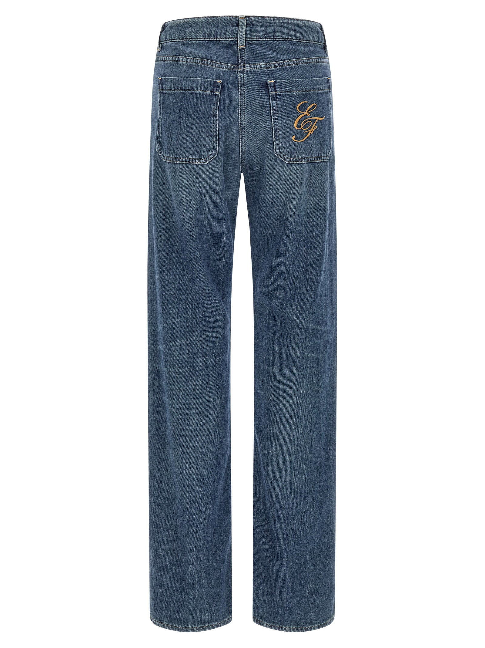 Elisabetta Franchi Women's Logo Embroidery Jeans