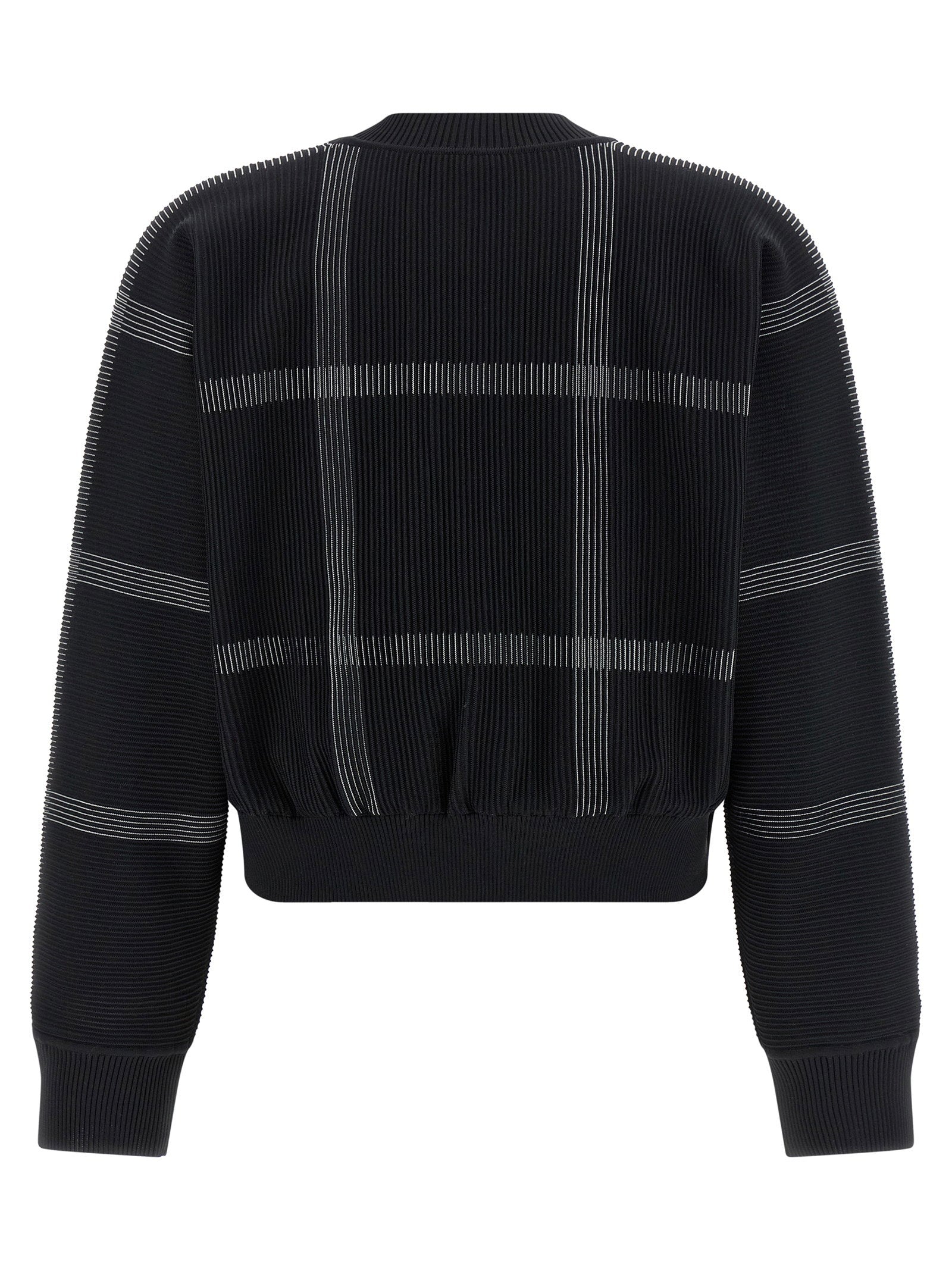 Pleats Please Issey Miyake Women's Crossing Knit Sweater