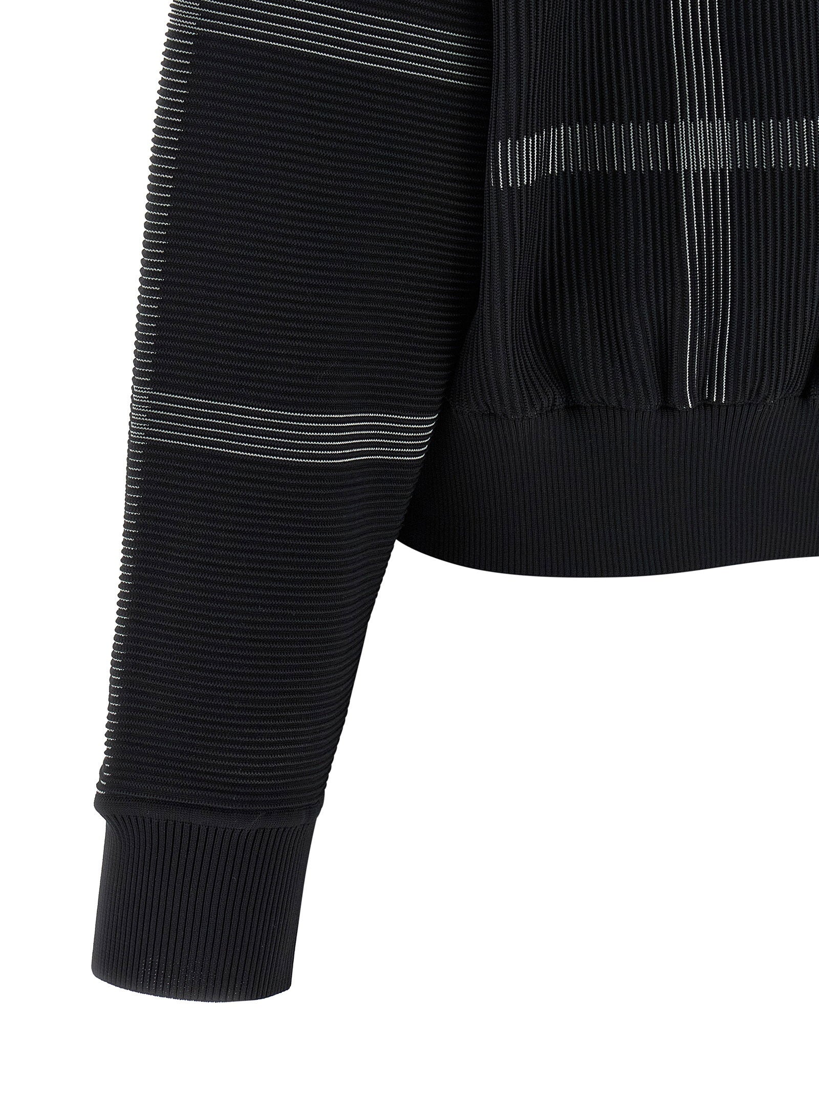 Pleats Please Issey Miyake Women's Crossing Knit Sweater