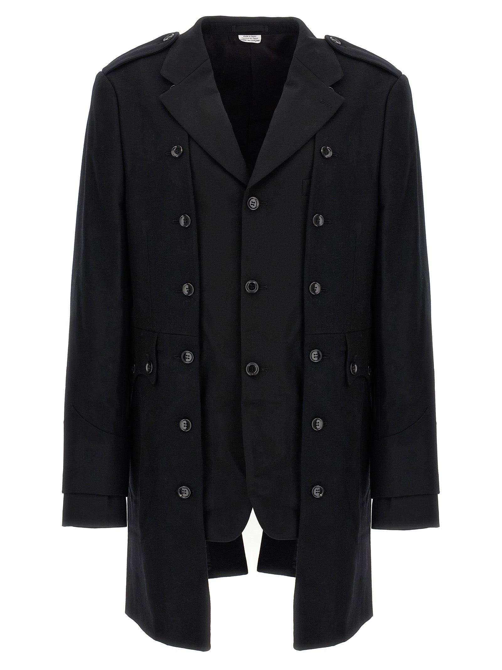 Comme Des Garçons Homme Plus Men's Double Layer Blazer Coat