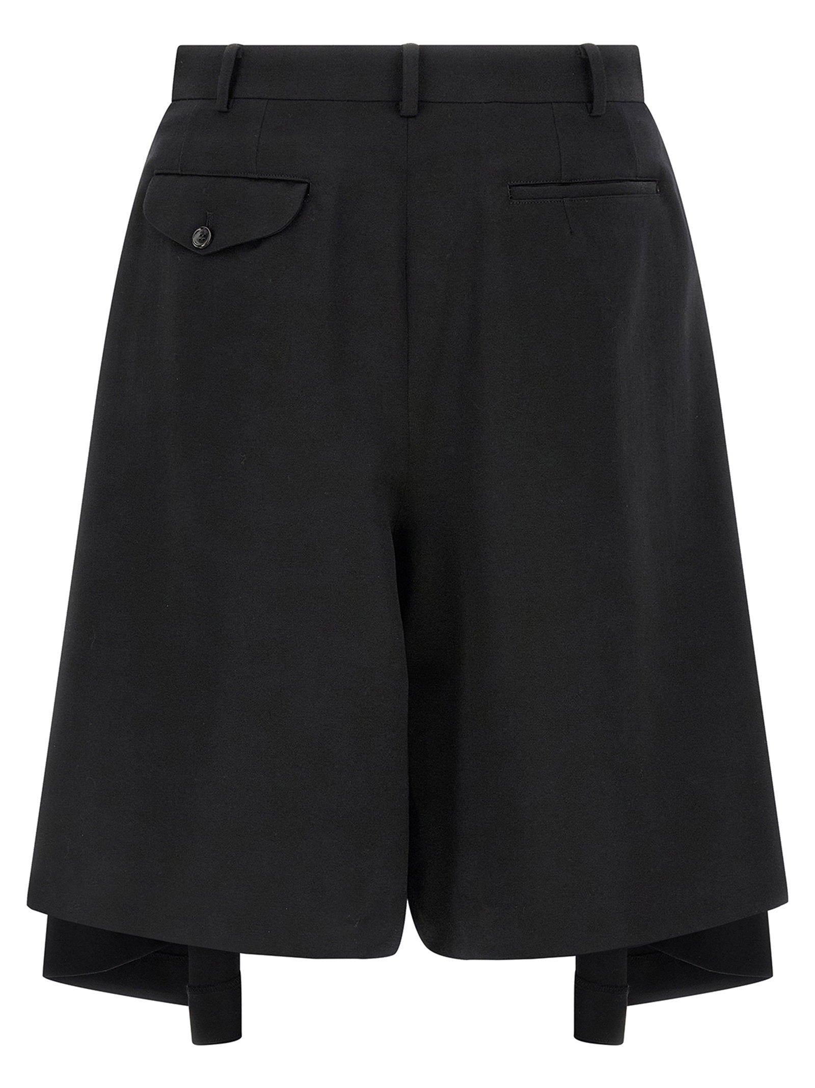 Comme Des Garçons Homme Plus Men's Extra Loose Leg Bermuda Shorts