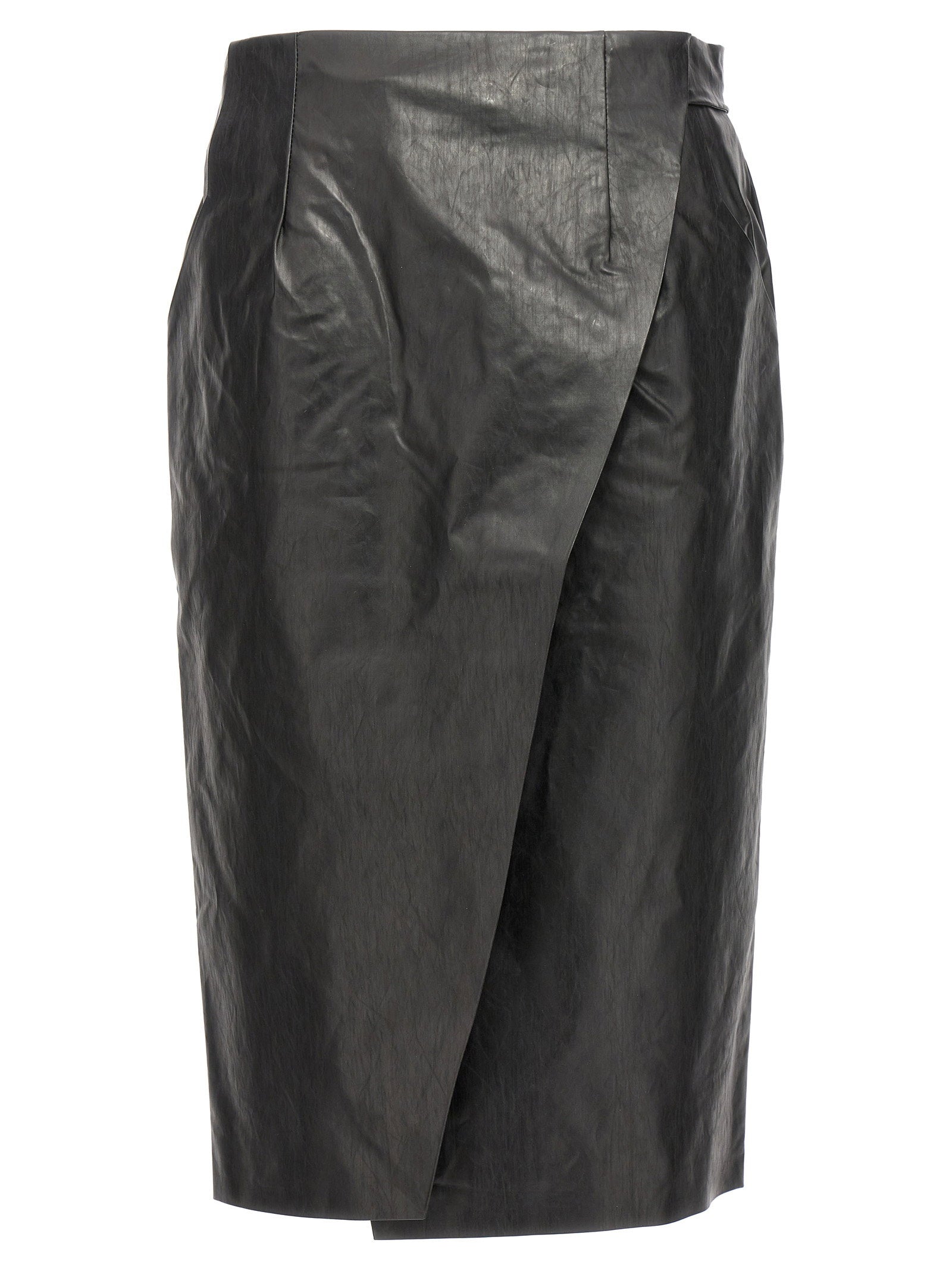 Kassl Editions Women's Wrap Skirt Oil Skirt