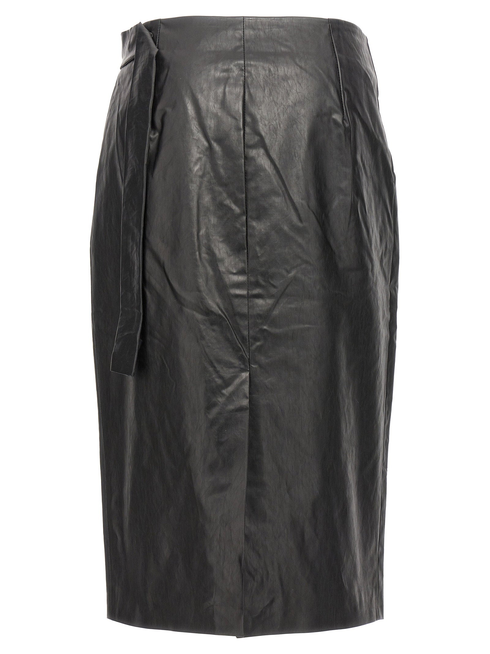 Kassl Editions Women's Wrap Skirt Oil Skirt