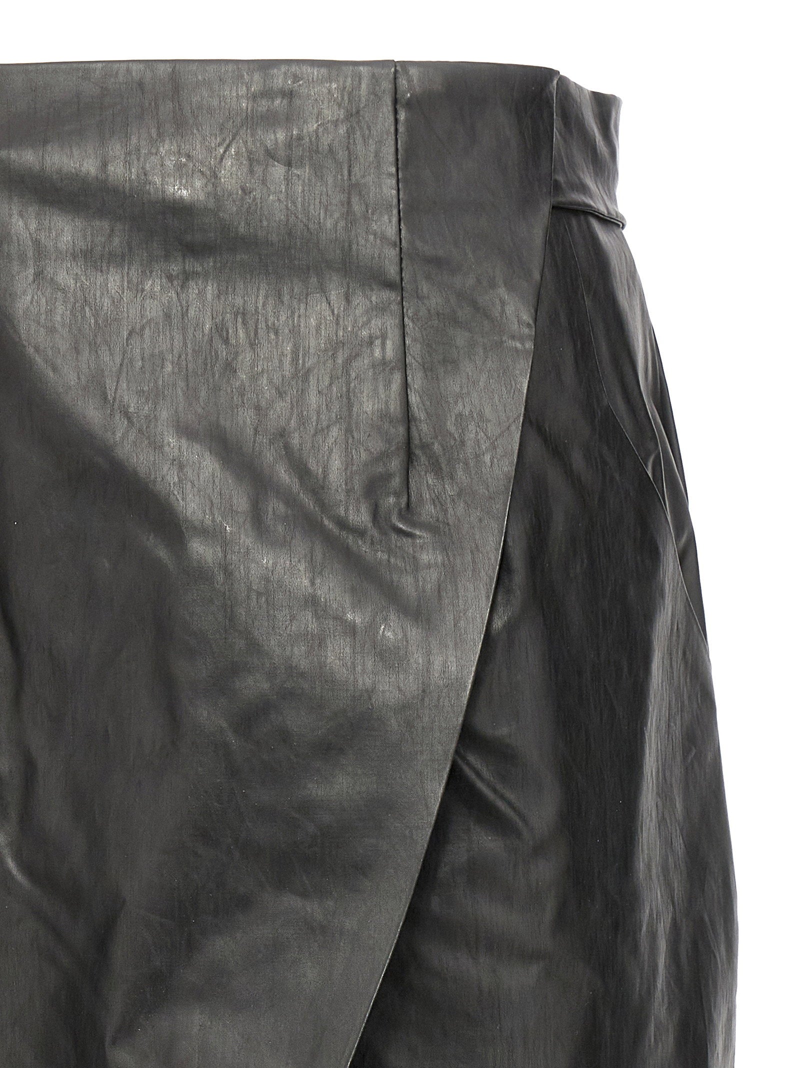 Kassl Editions Women's Wrap Skirt Oil Skirt