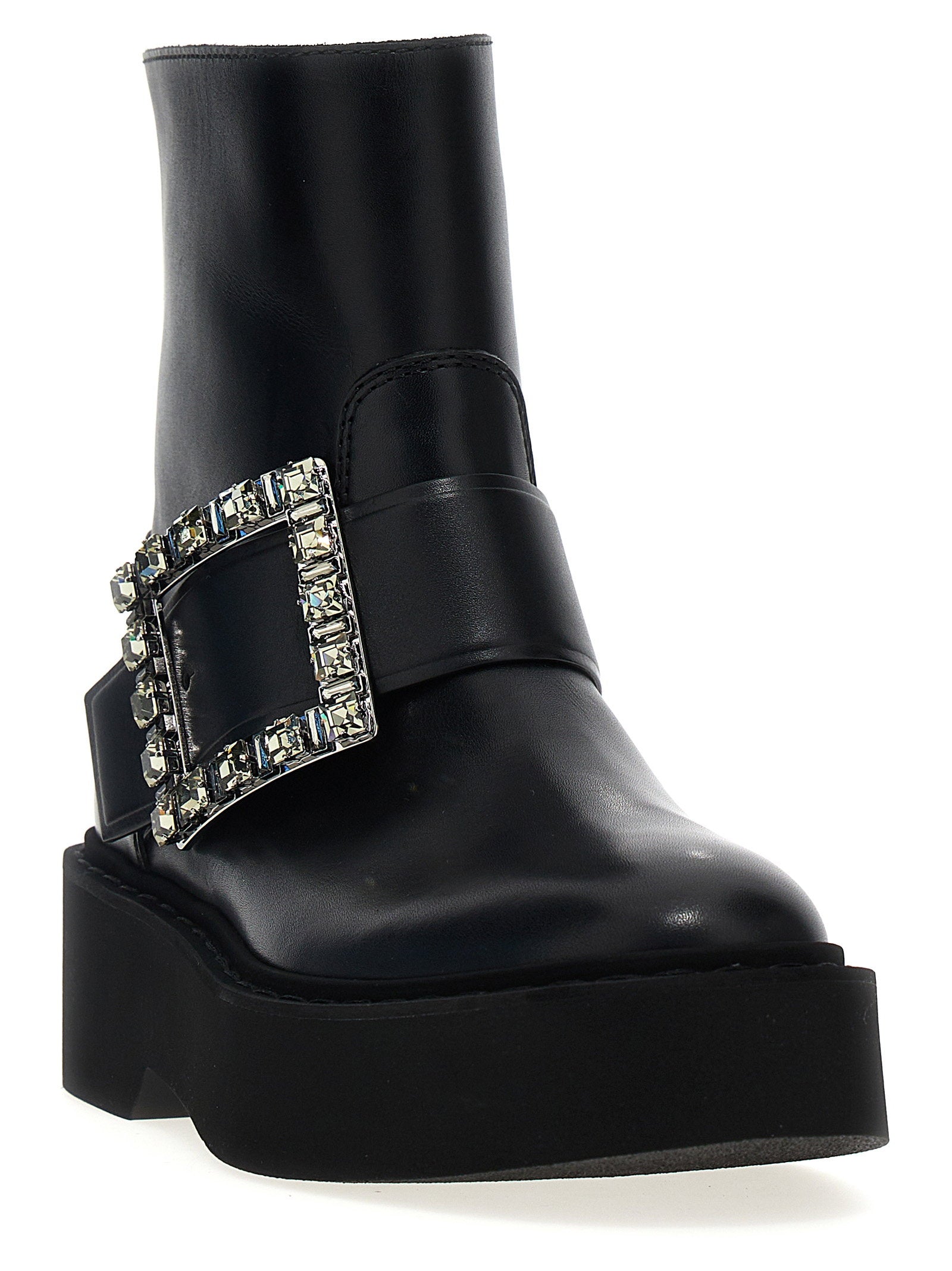 Roger Vivier Women's Viv Rangers Ankle Boots