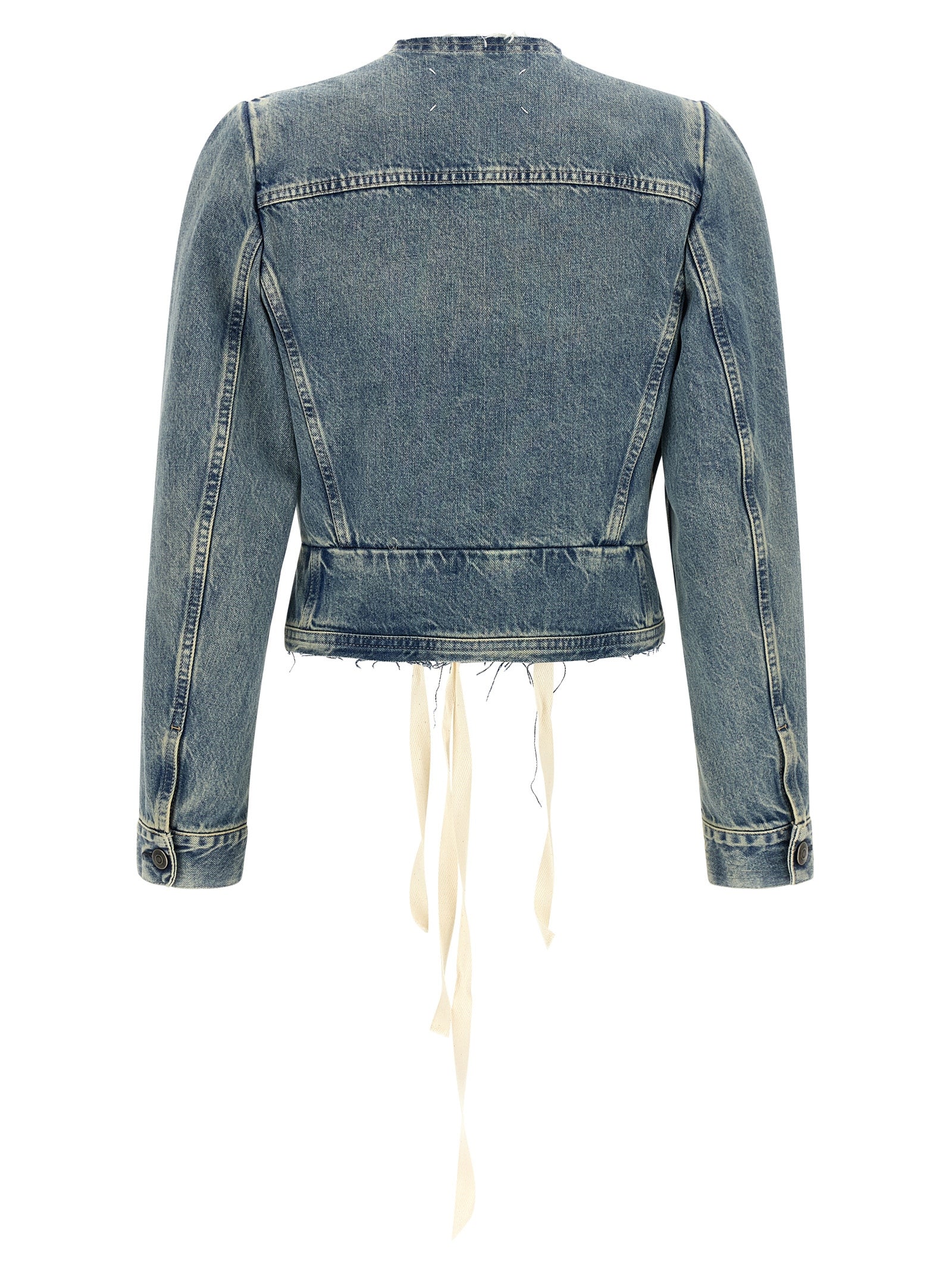Maison Margiela Women's Raw Cut Hem Denim Jacket
