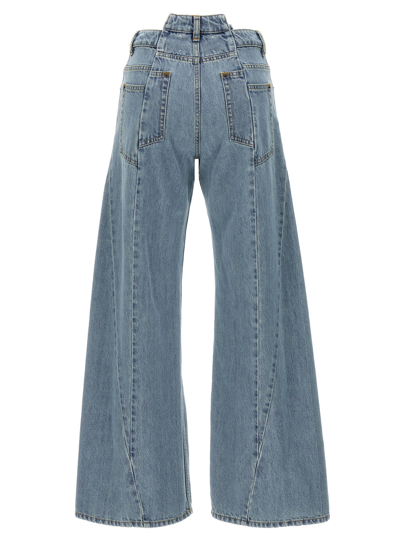 Maison Margiela Women's Jeans Asymmetrical Waist