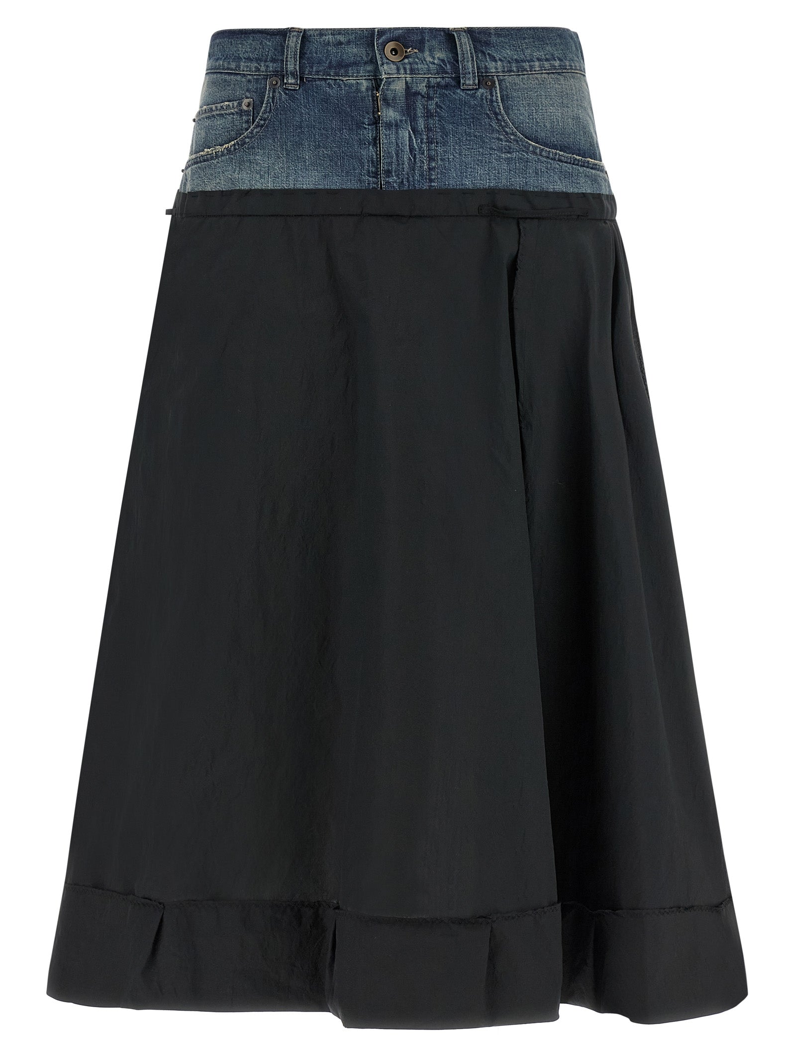 Maison Margiela Women's Denim Insert Skirt