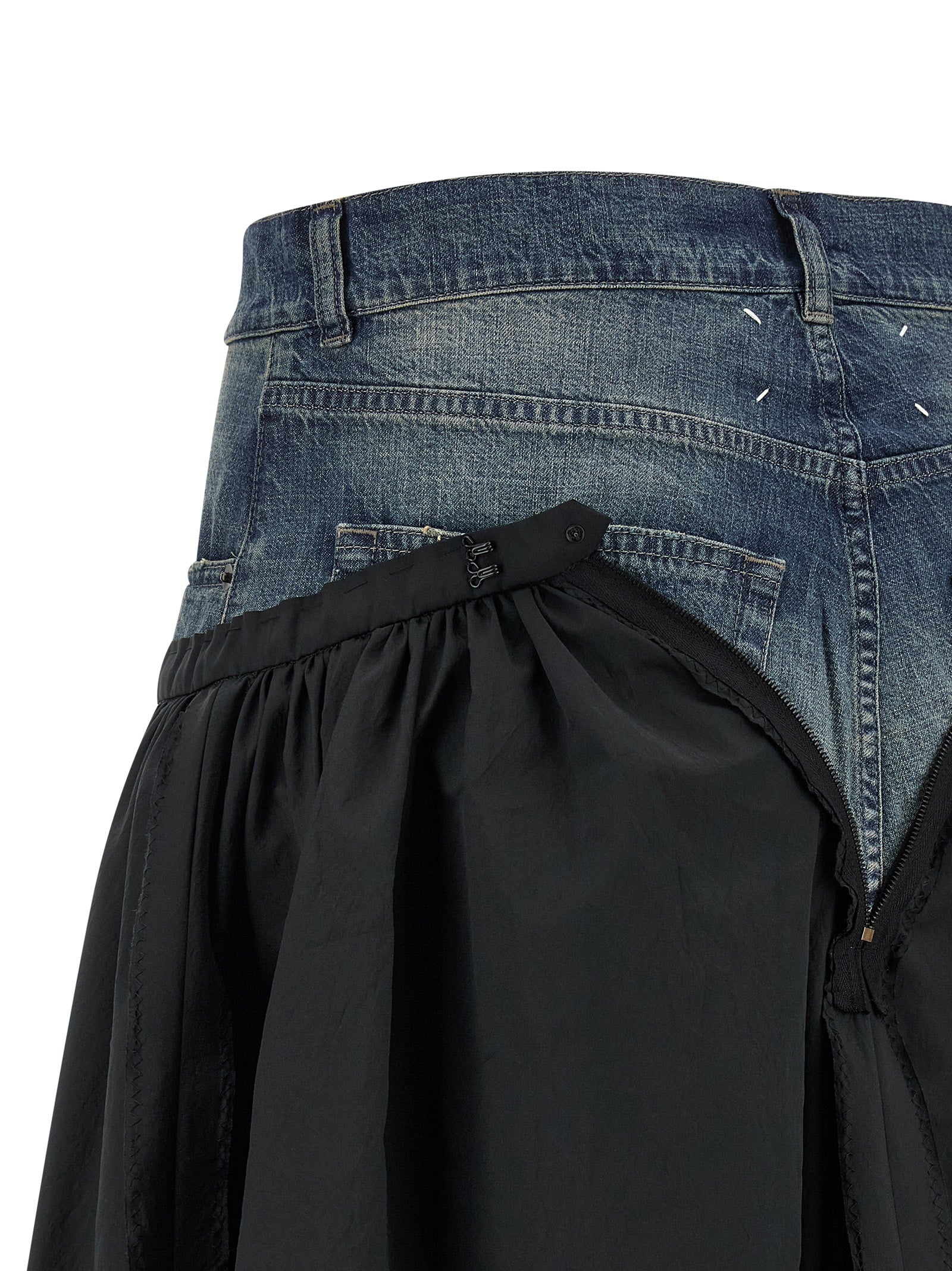 Maison Margiela Women's Denim Insert Skirt