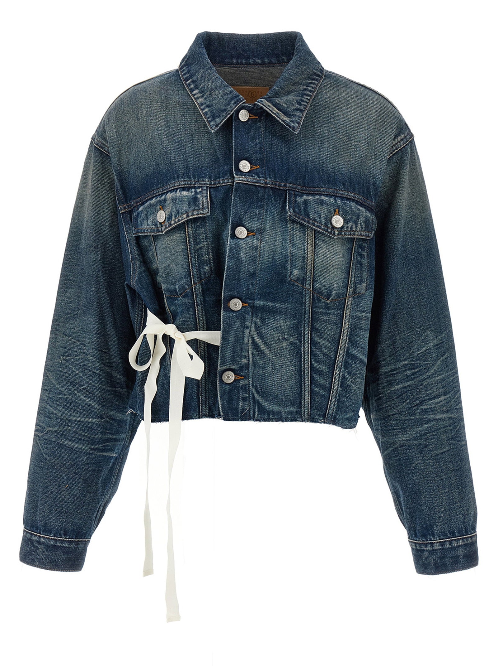 Mm6 Maison Margiela Women's Tape Denim Jacket