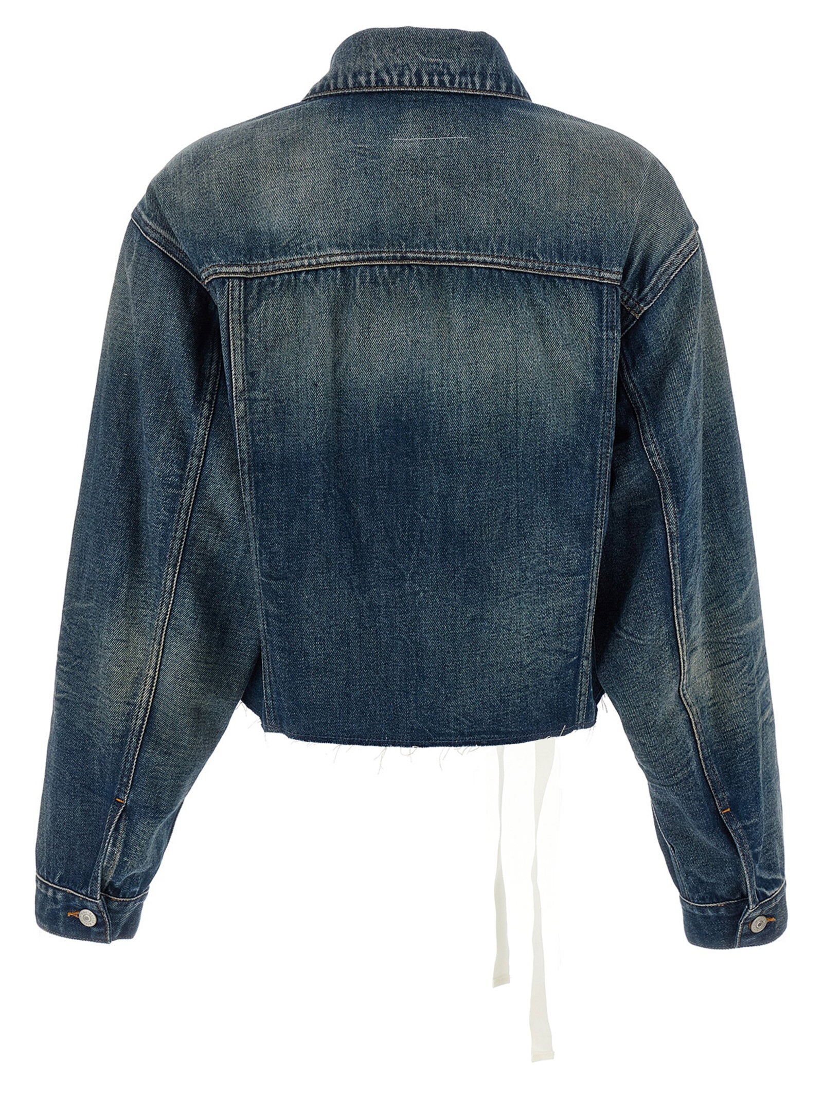 Mm6 Maison Margiela Women's Tape Denim Jacket