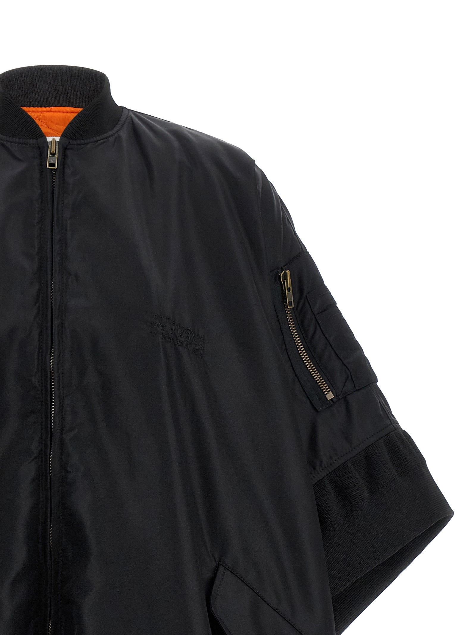 Mm6 Maison Margiela Women's Numeric Signature Mm6 Bomber Jacket