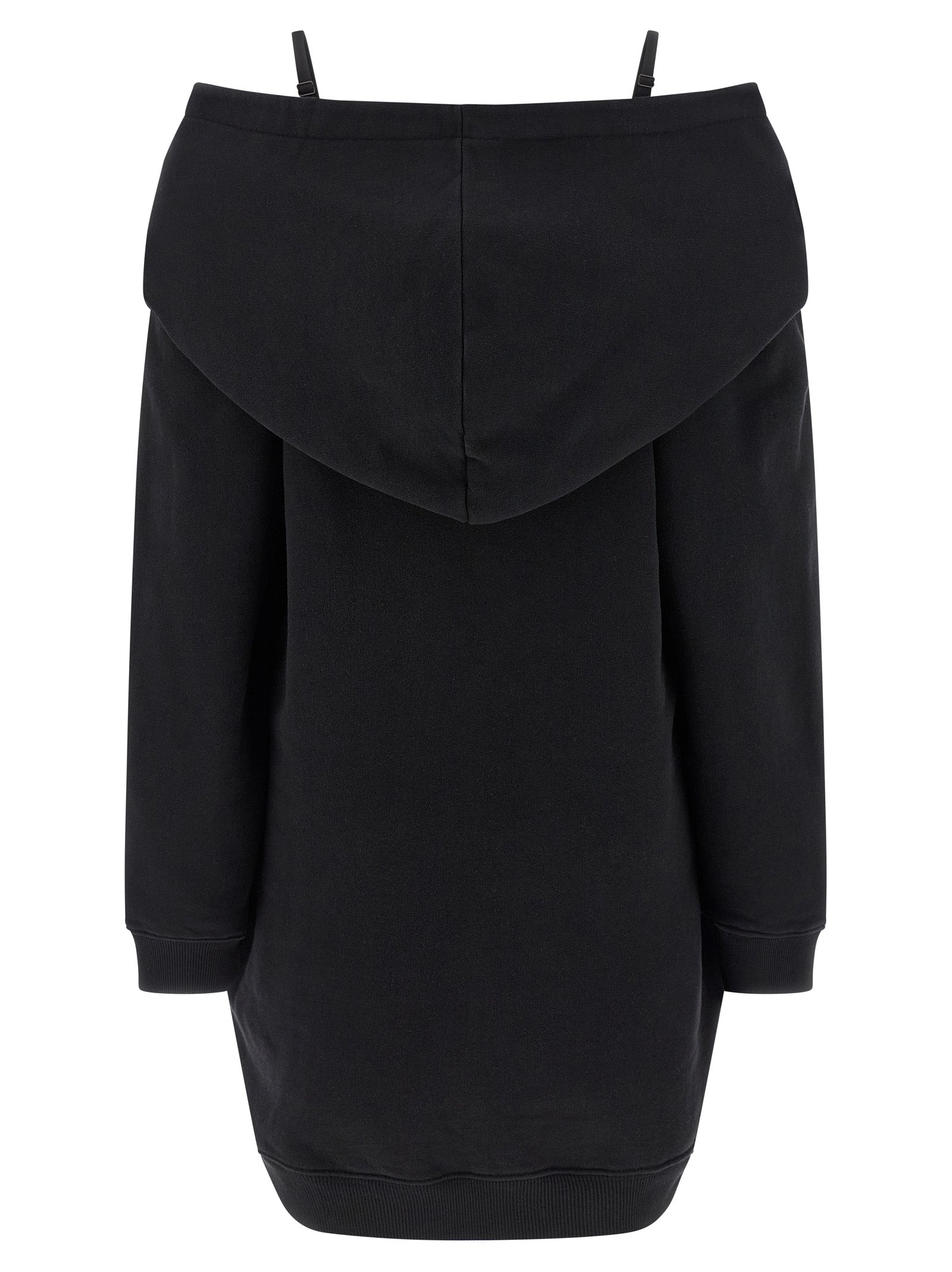 Mm6 Maison Margiela Women's Off-Shoulder Hooded Dress