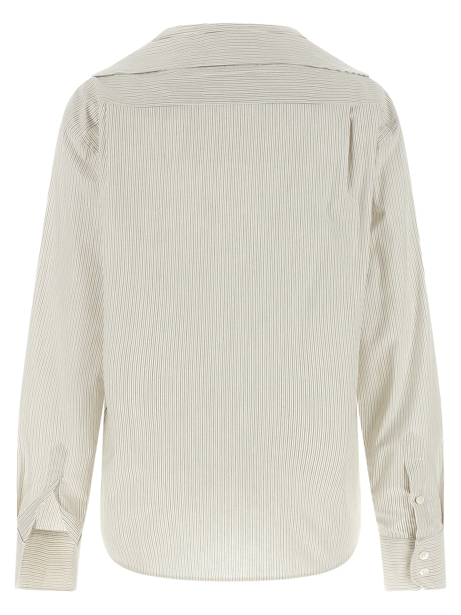 Mm6 Maison Margiela Women's Trompe Loeil Collar Shirt