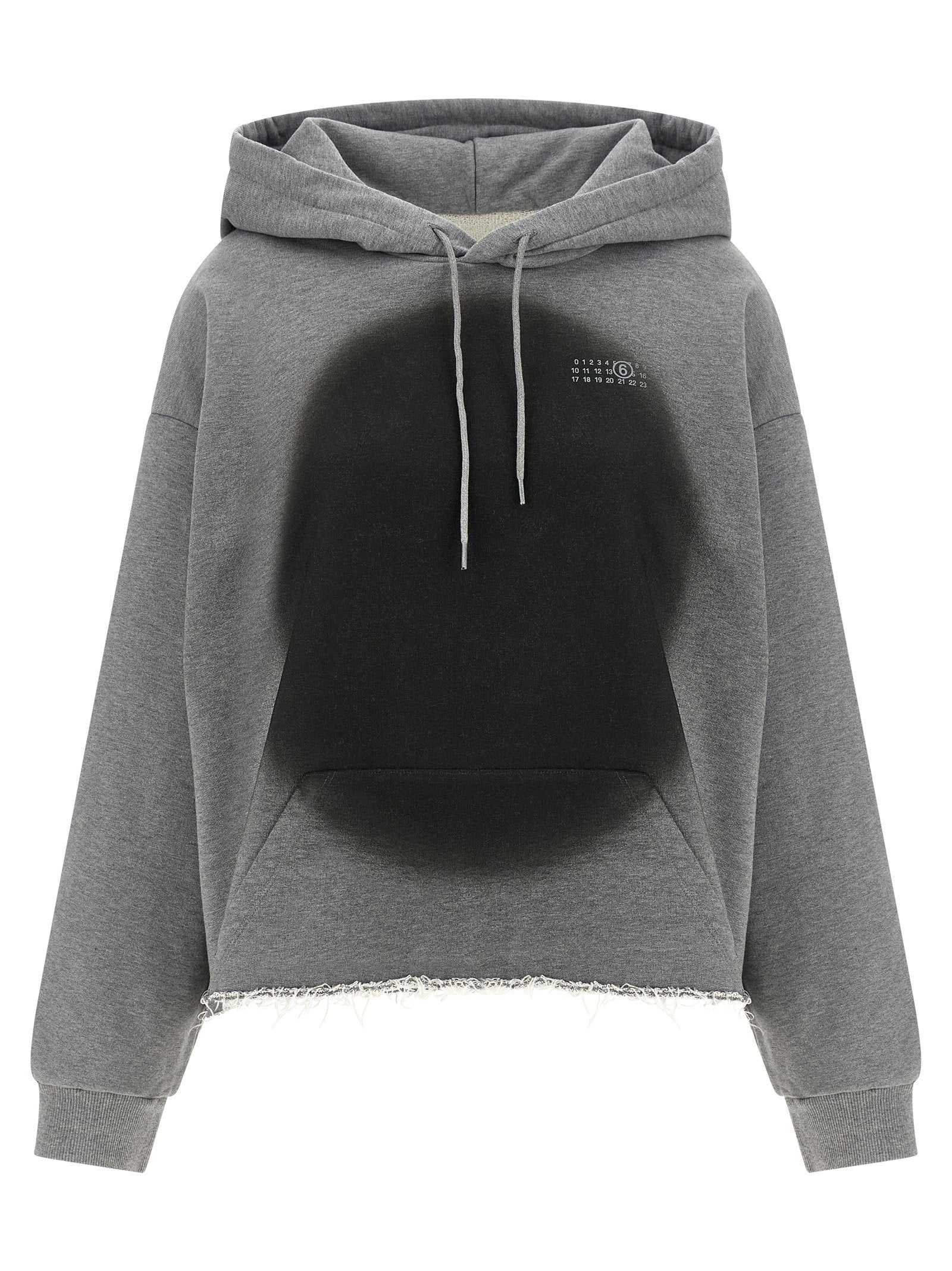 Mm6 Maison Margiela Women's Numeric Signature Mm6 Spray Hoodie