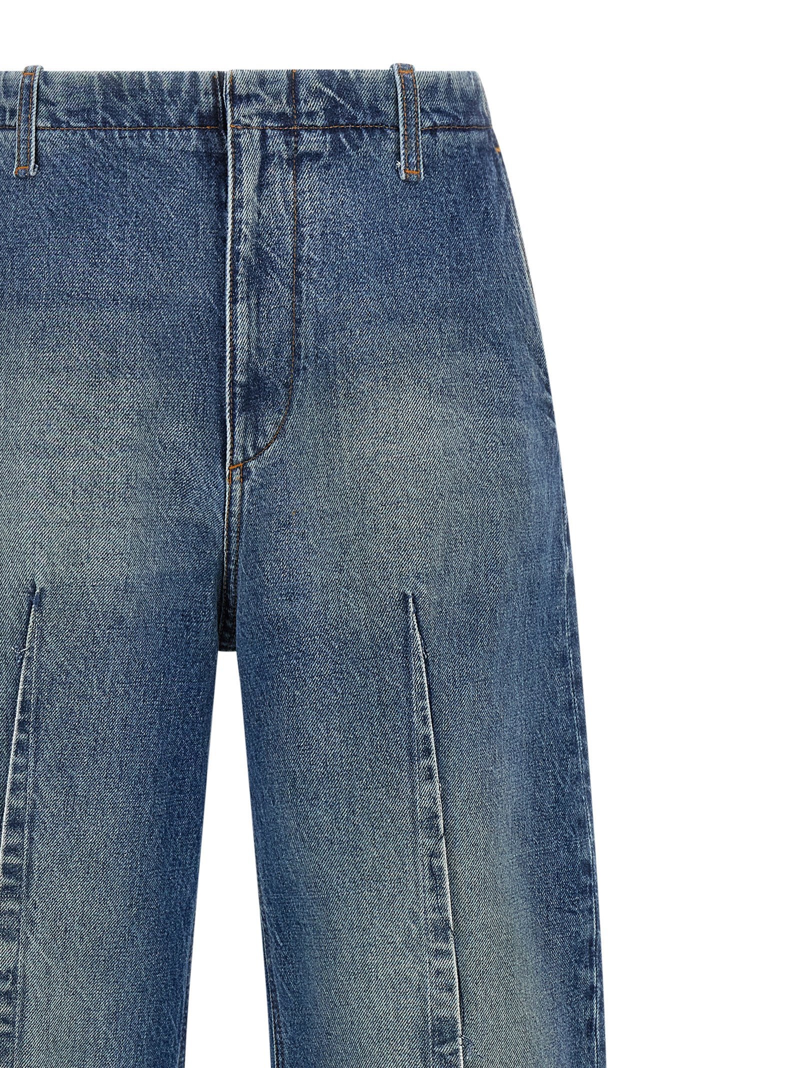 Mm6 Maison Margiela Women's Vertical Pinch Jeans