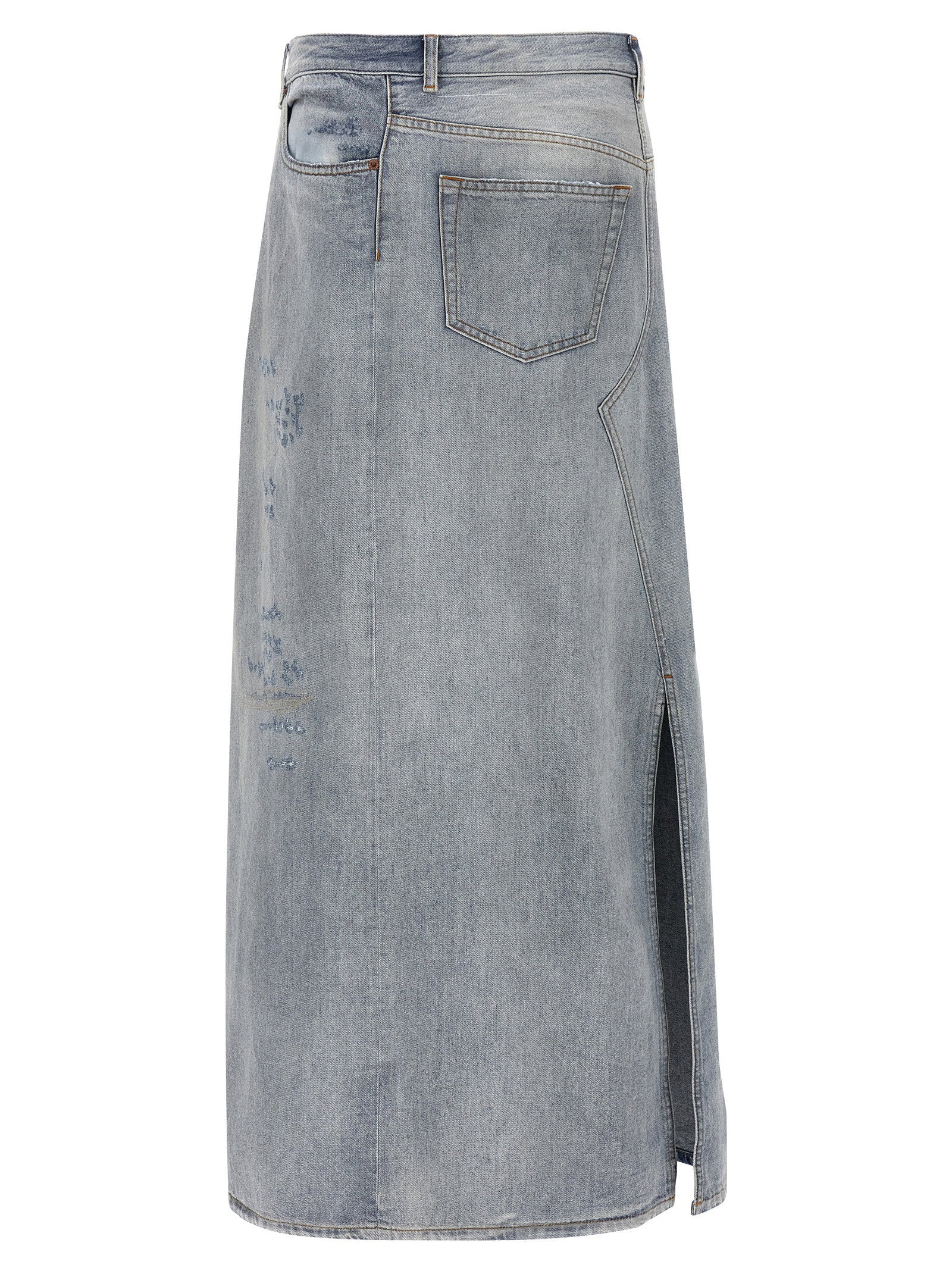 Mm6 Maison Margiela Women's Asymmetrical Construction Skirt