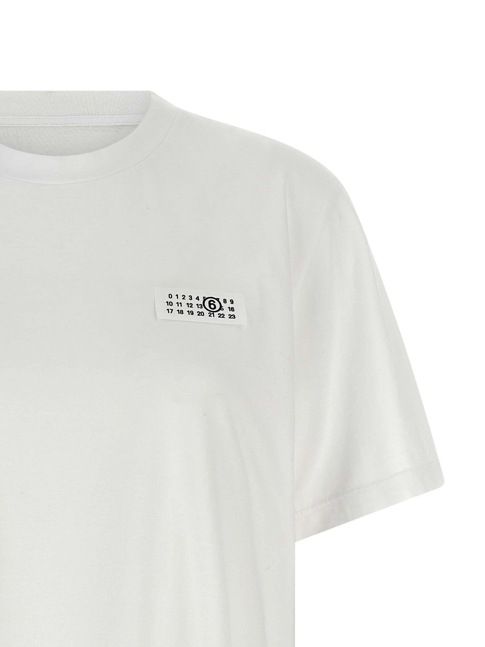 Mm6 Maison Margiela Women's Numeric Signature Mm6 T-Shirt