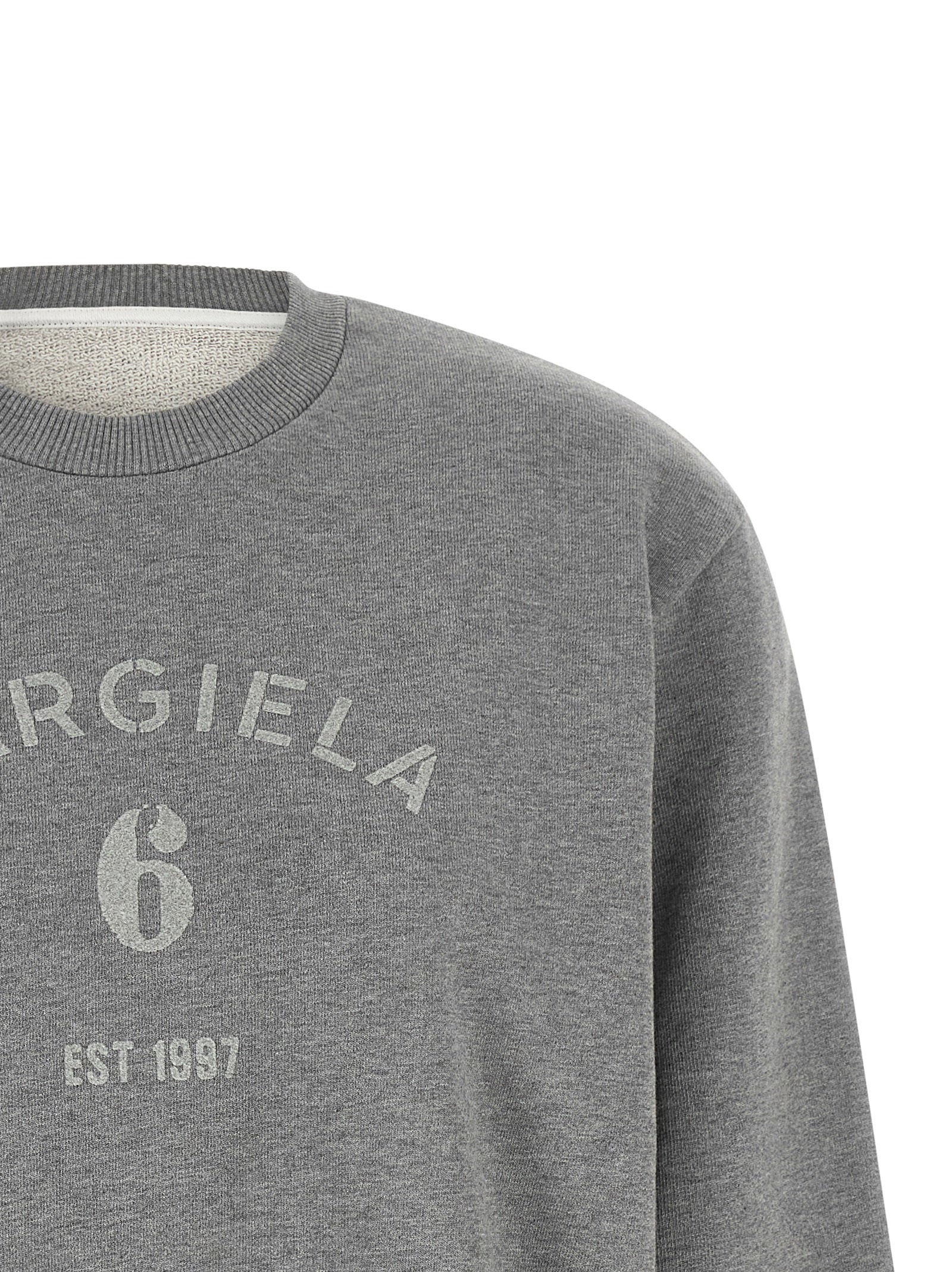 Mm6 Maison Margiela Women's Logo Print Sweatshirt