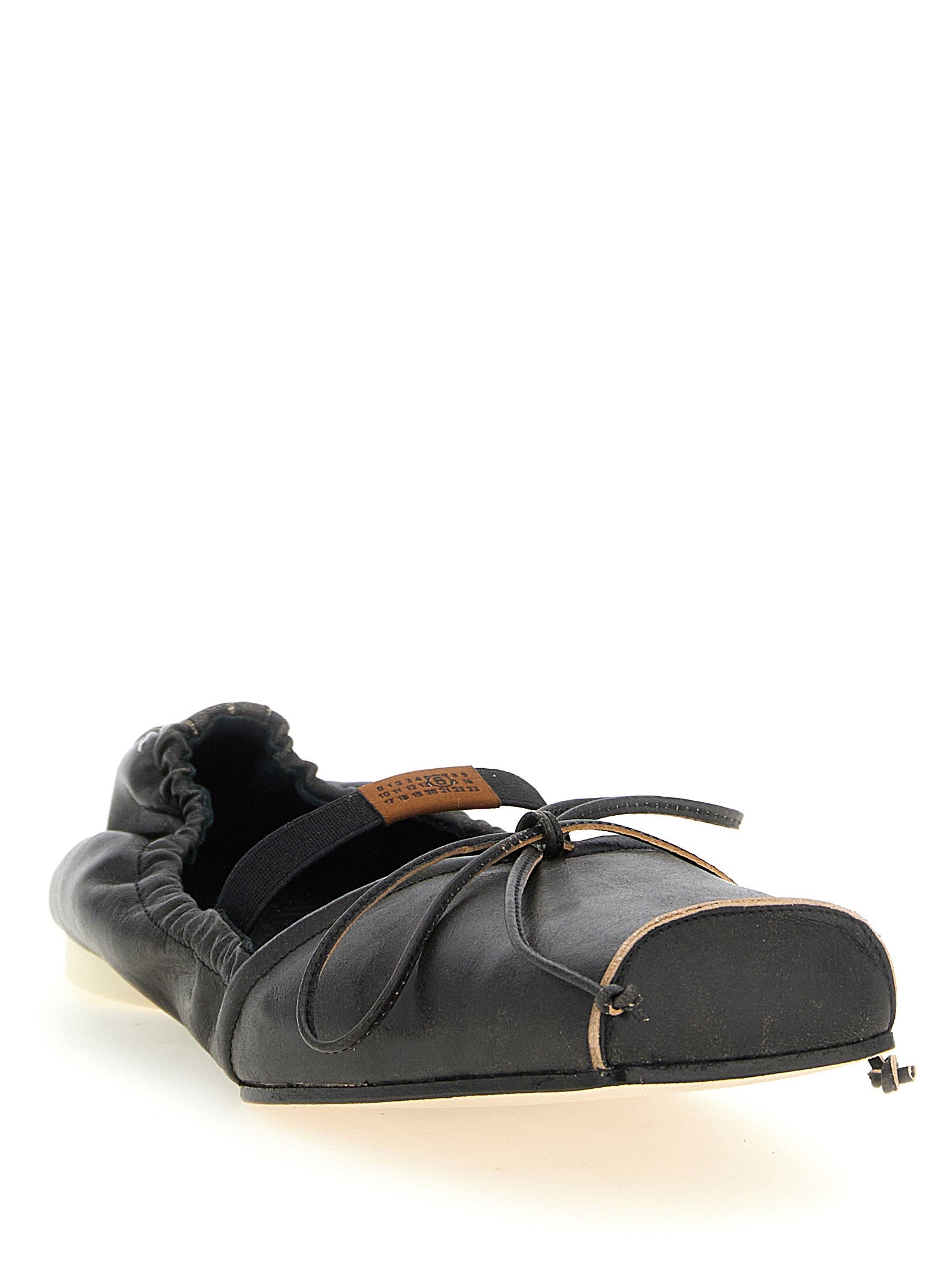 Mm6 Maison Margiela Women's Square Toe Ballet Flats
