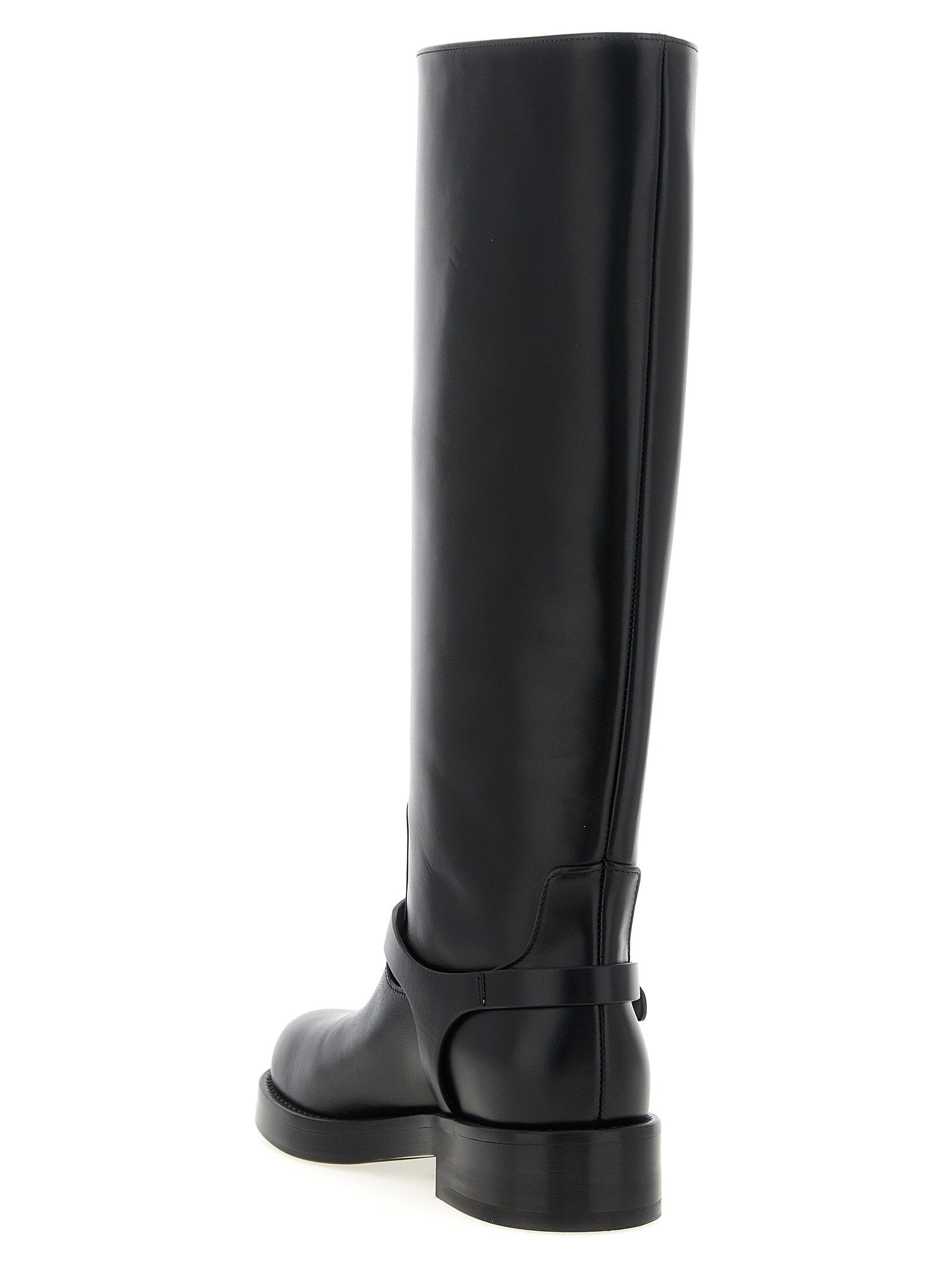 Elisabetta Franchi Women's Logo Strap Boots