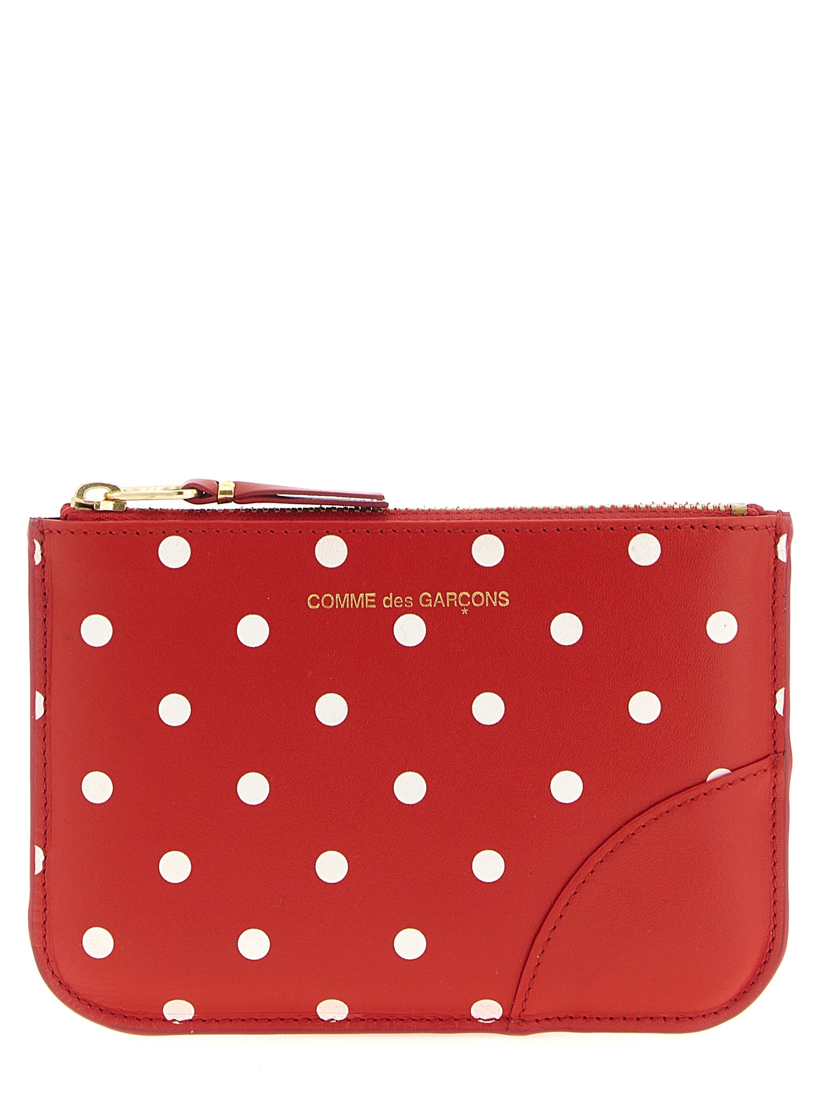 Comme Des Garcons Wallet Women's Polka Dots Printed Card Holder