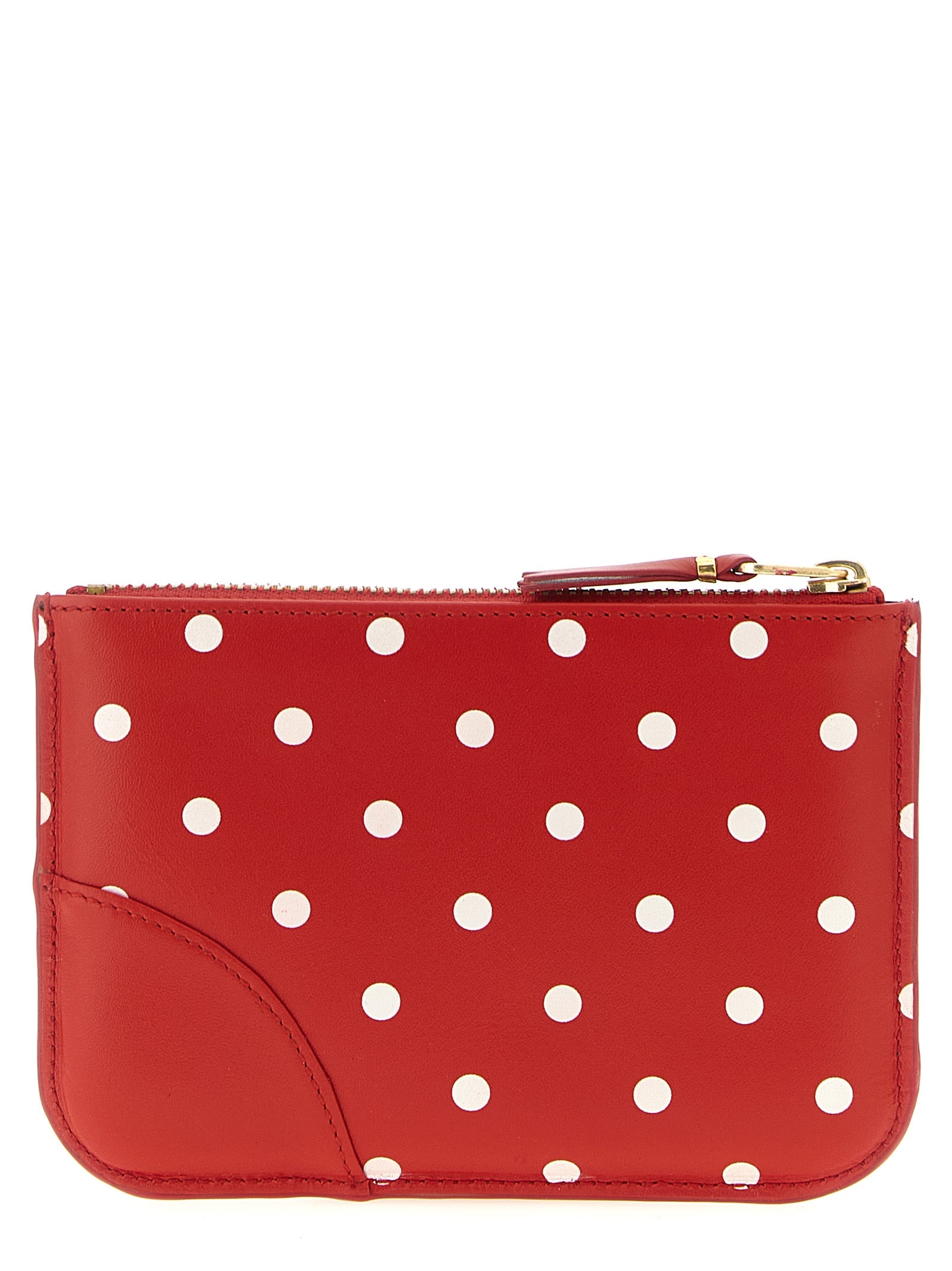 Comme Des Garcons Wallet Women's Polka Dots Printed Card Holder