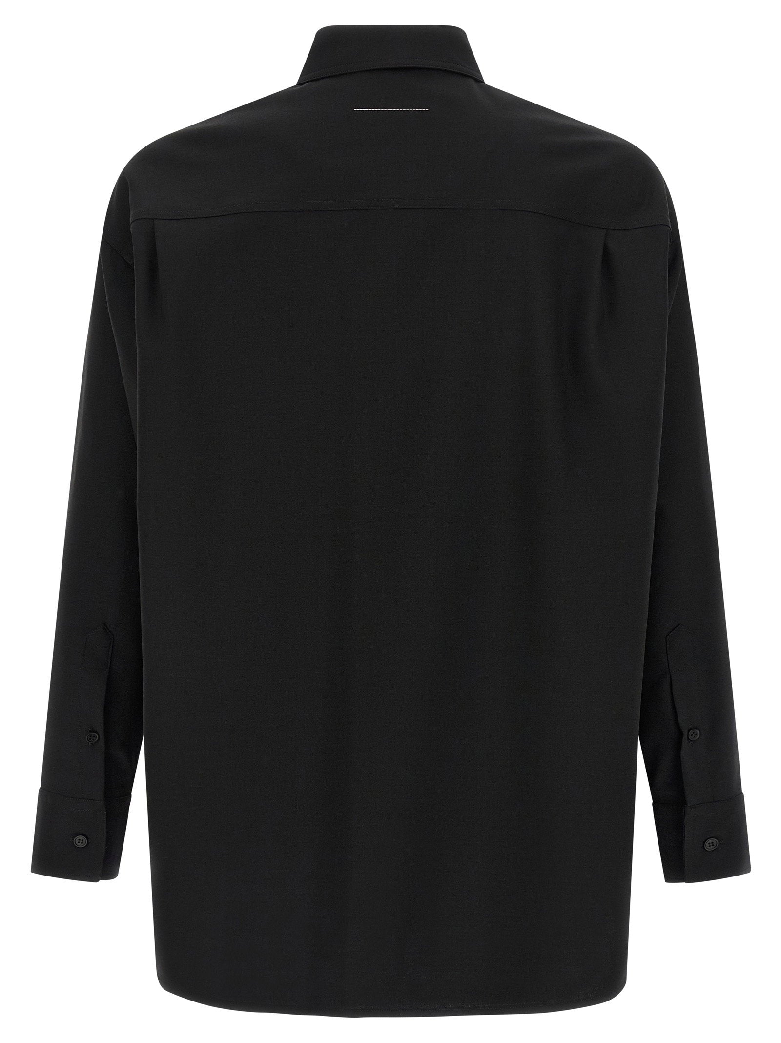 Mm6 Maison Margiela Men's Jacquard Label Shirt