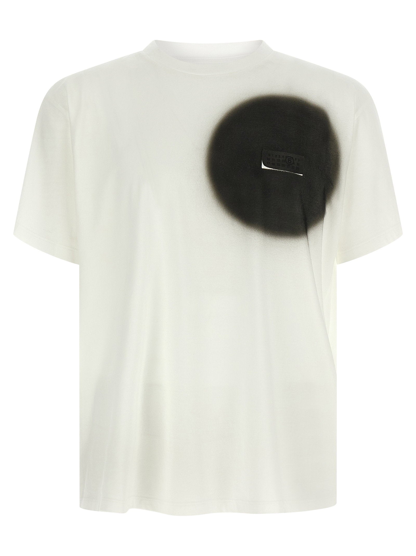 Mm6 Maison Margiela Men's Numeric Signature Mm6 Spray T-Shirt