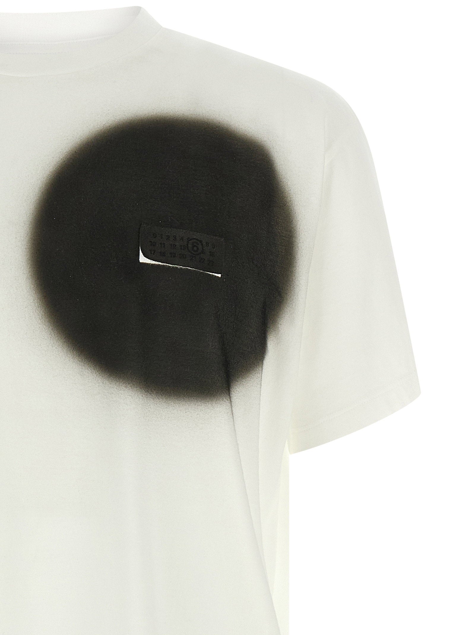 Mm6 Maison Margiela Men's Numeric Signature Mm6 Spray T-Shirt