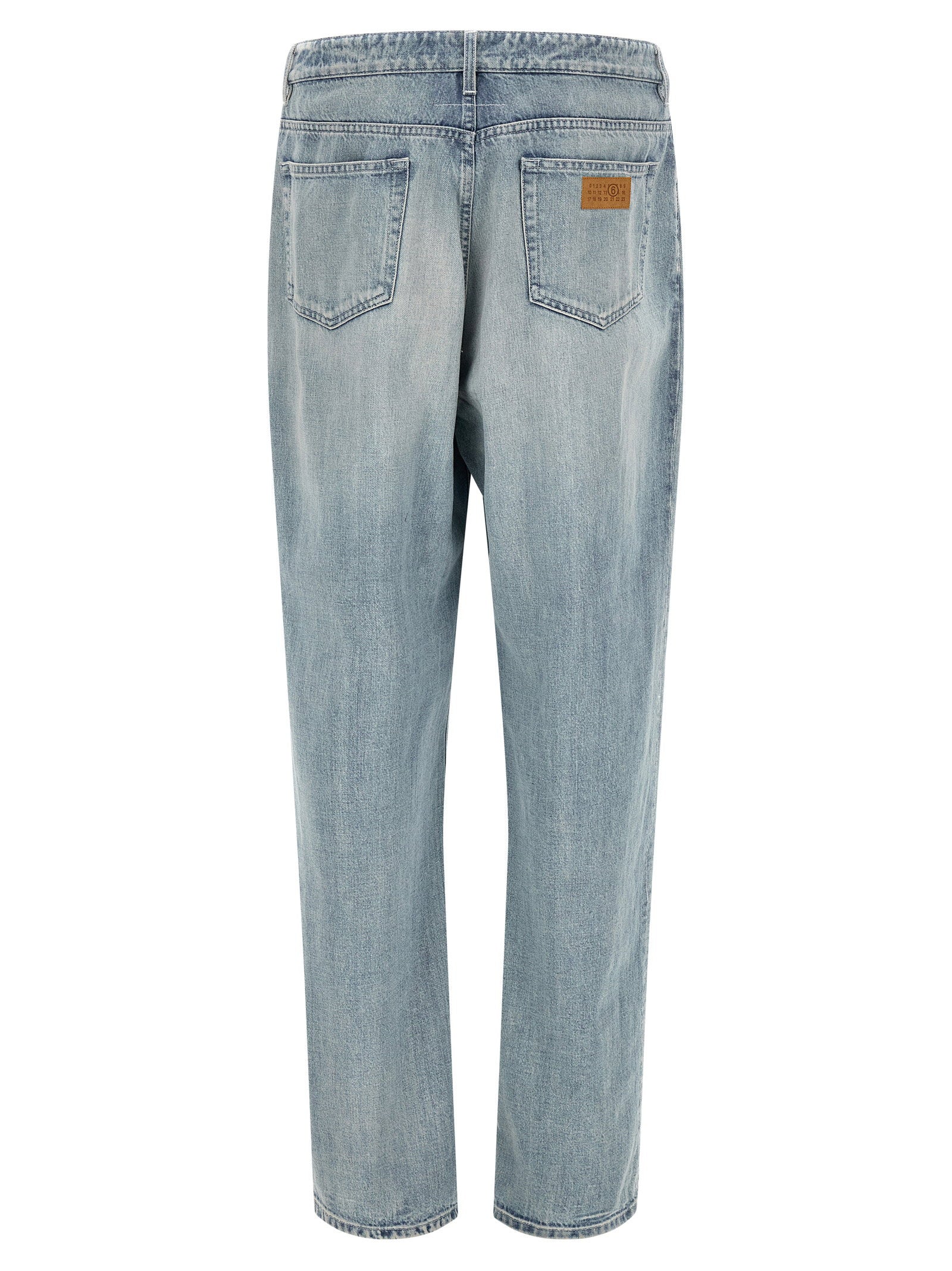 Mm6 Maison Margiela Men's Numeric Signature Mm6 Jeans
