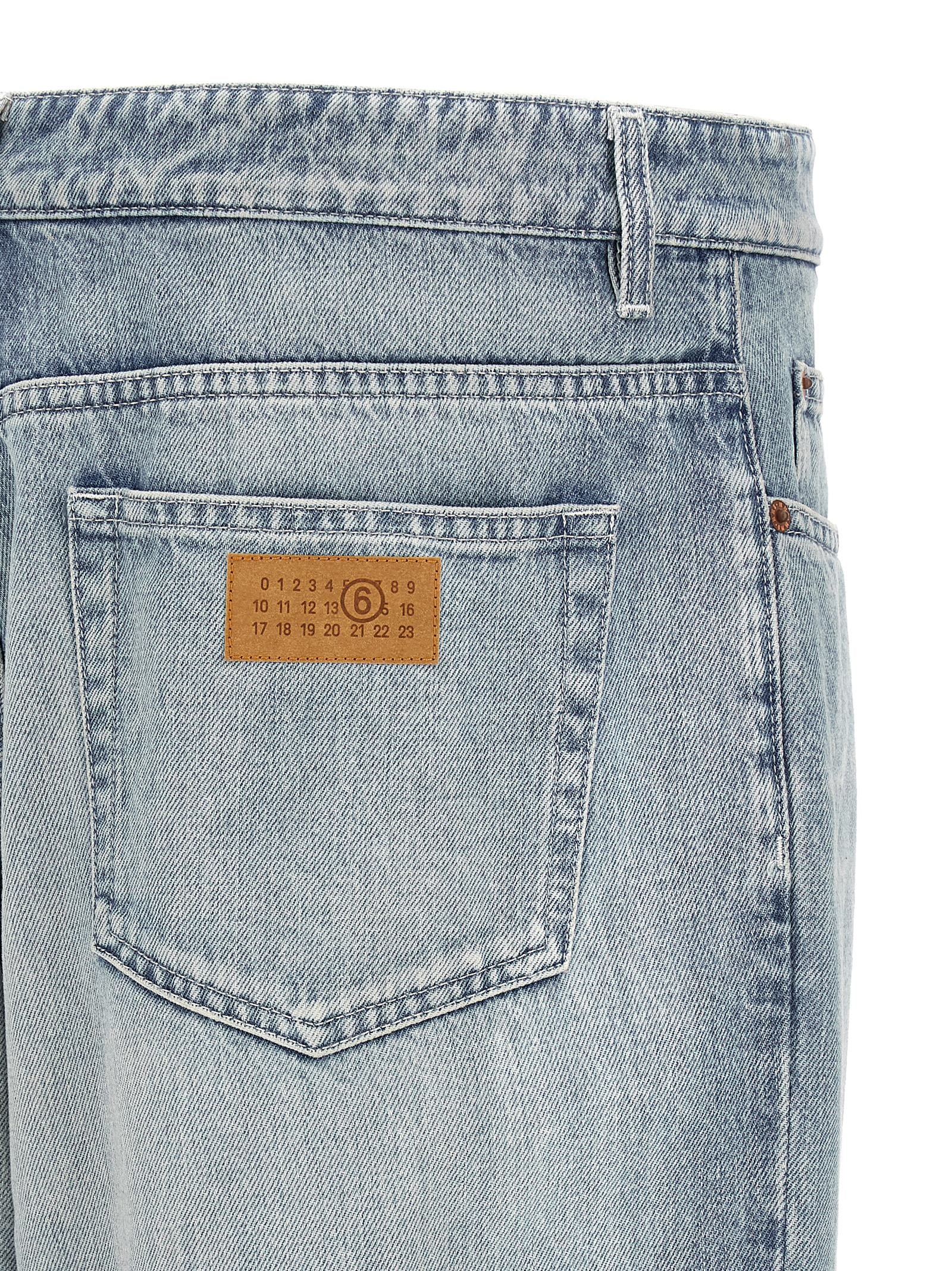 Mm6 Maison Margiela Men's Numeric Signature Mm6 Jeans
