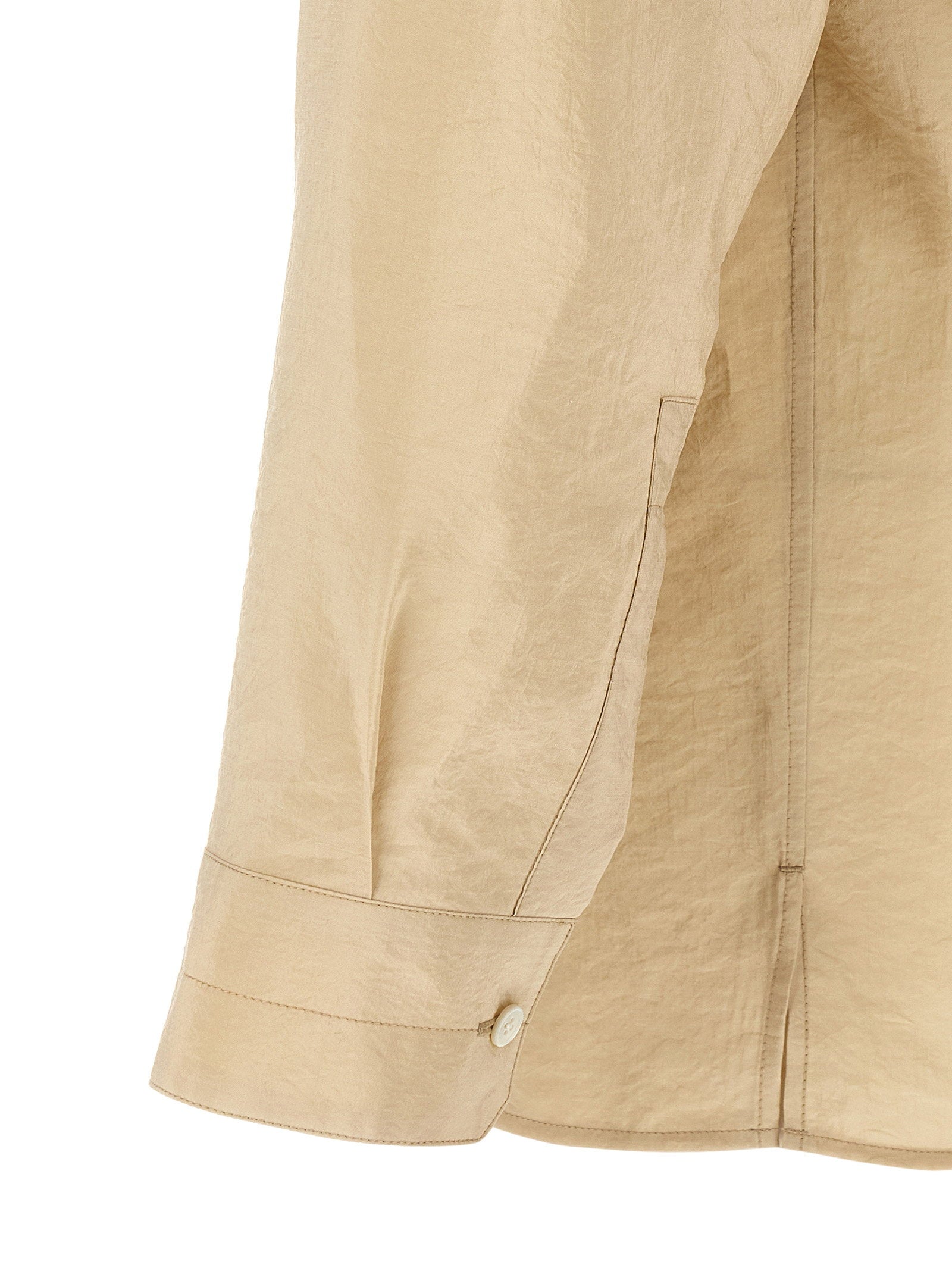 Lemaire Men's Convertible Collar Shirt