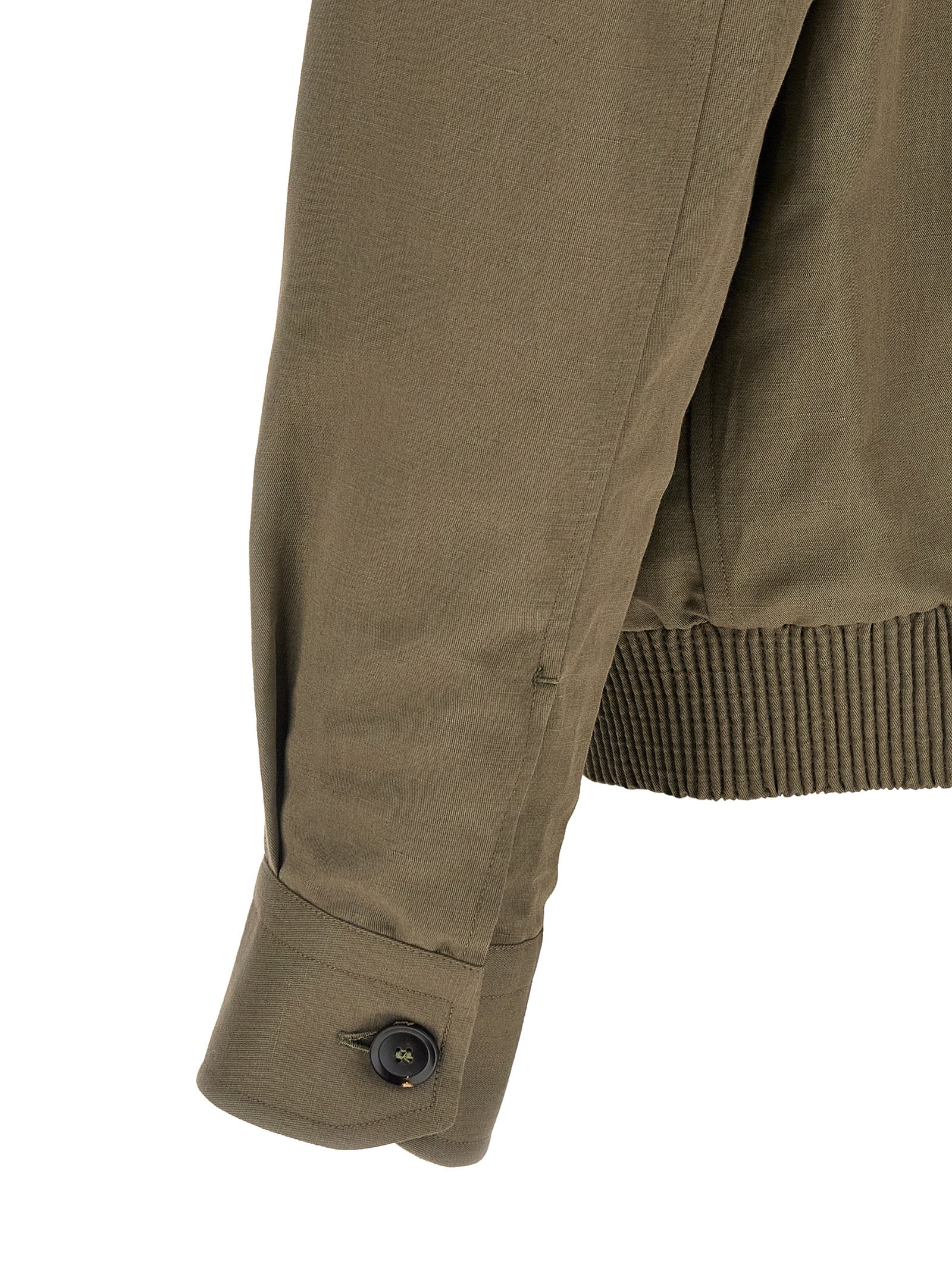 Brioni Men's Linen Cotton Blouson