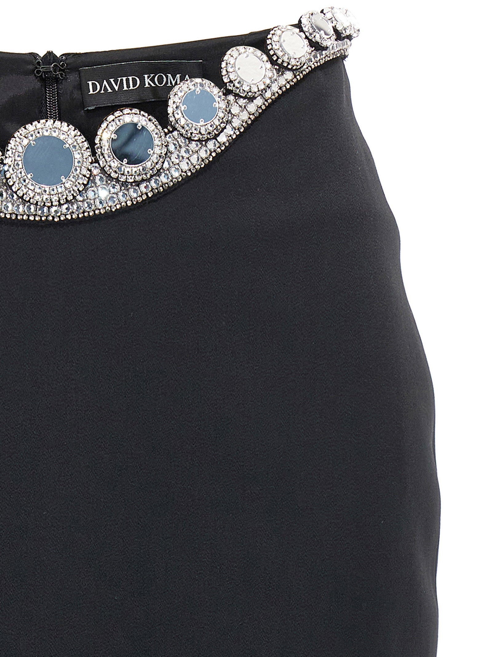 David Koma Women's Puffer Circle Embroidery Skirt