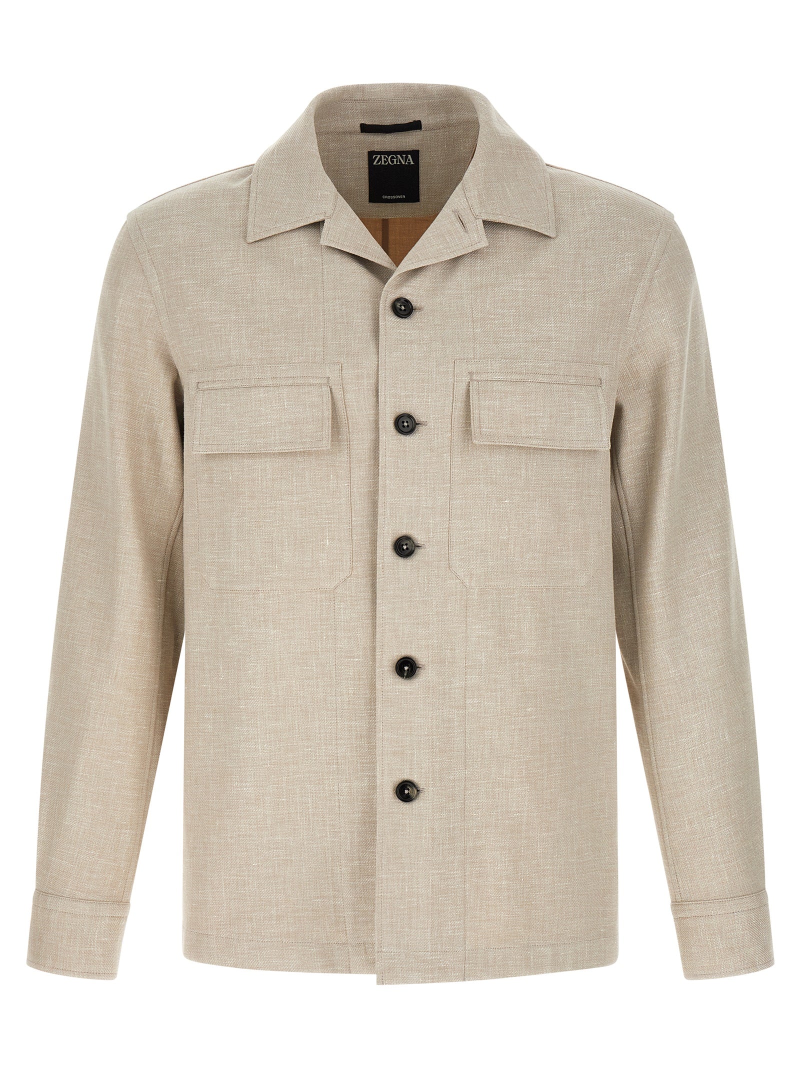 Zegna Men's Crossover Overshirt