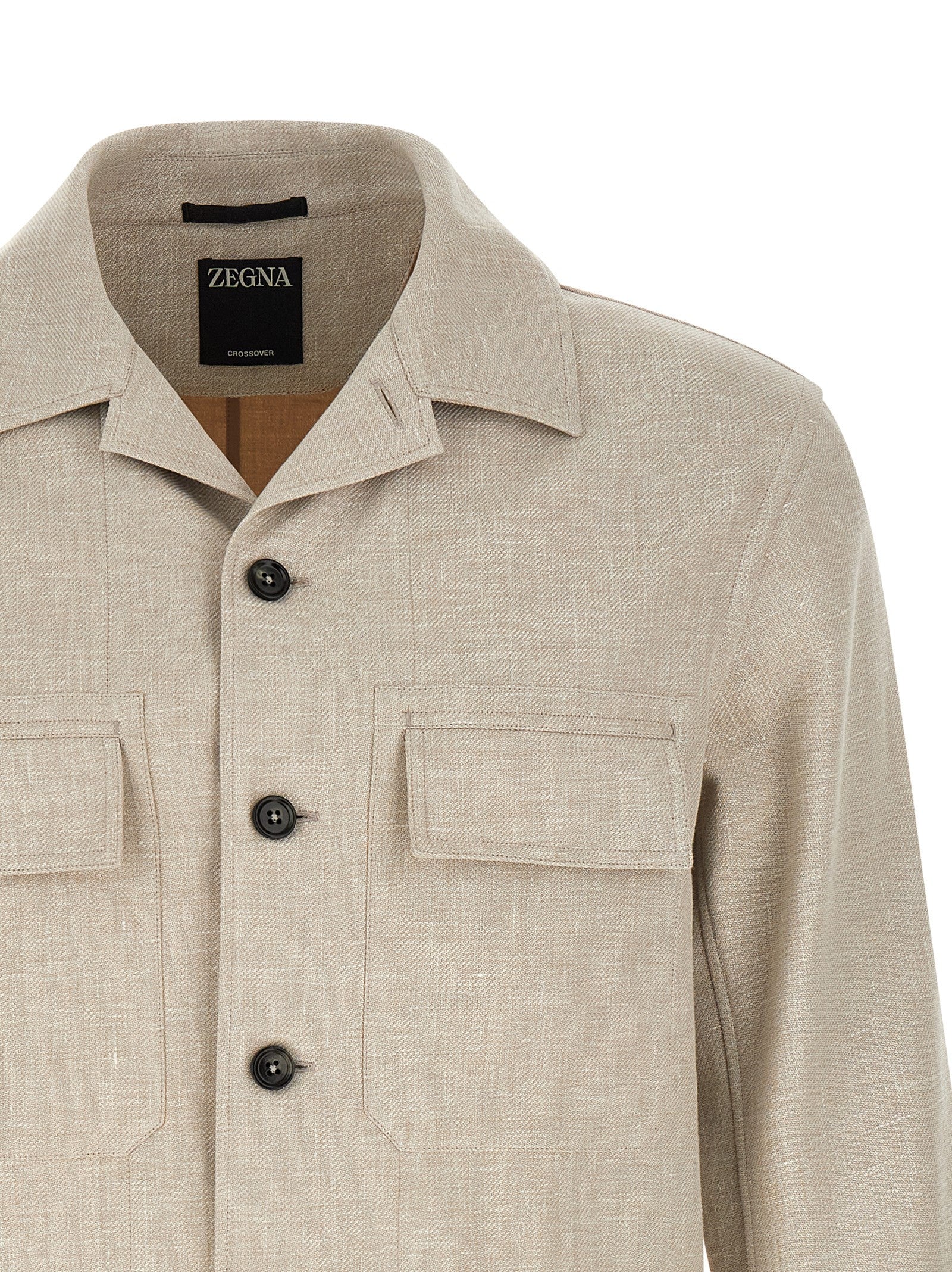 Zegna Men's Crossover Overshirt