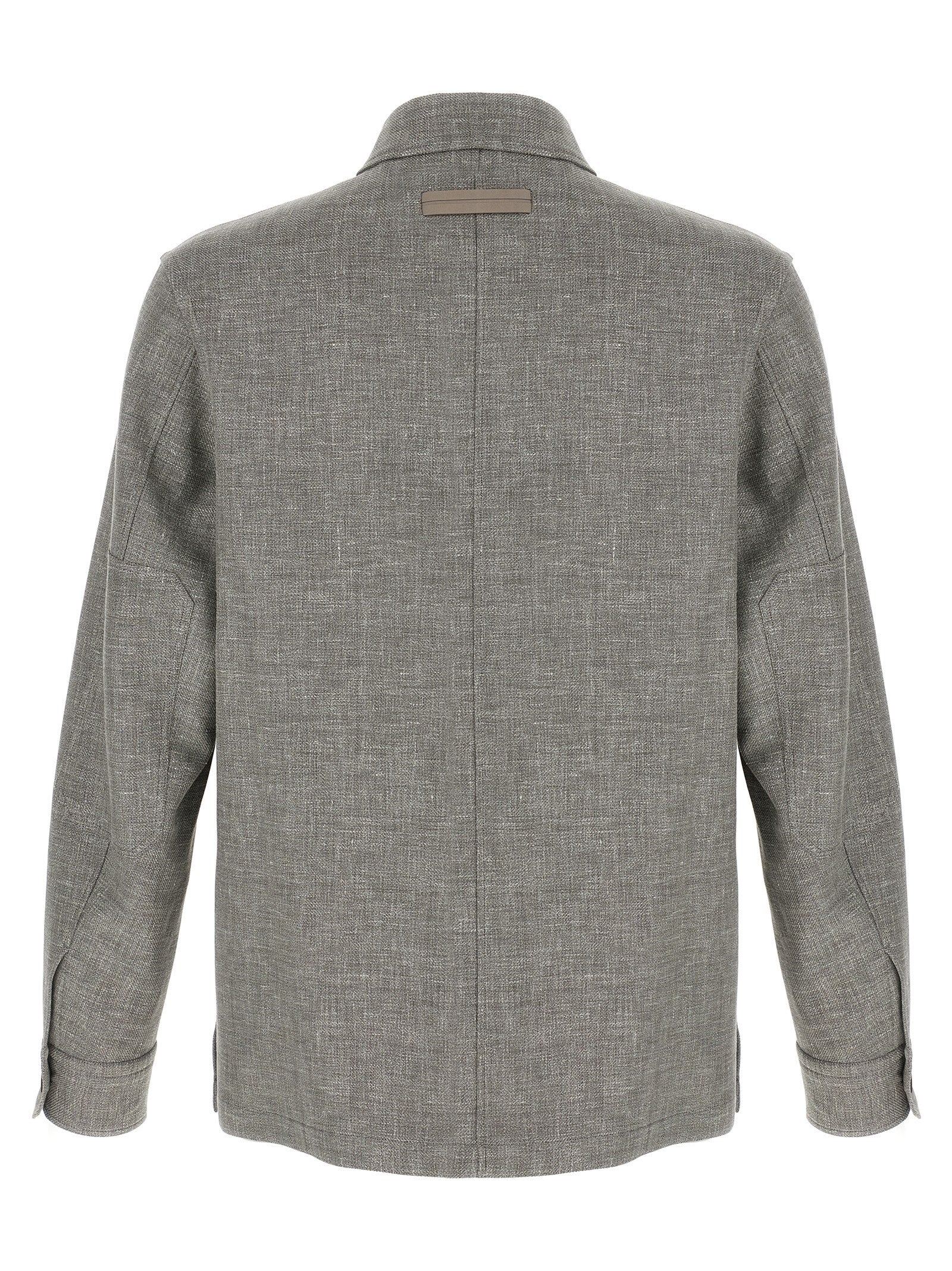 Zegna Men's Crossover Overshirt